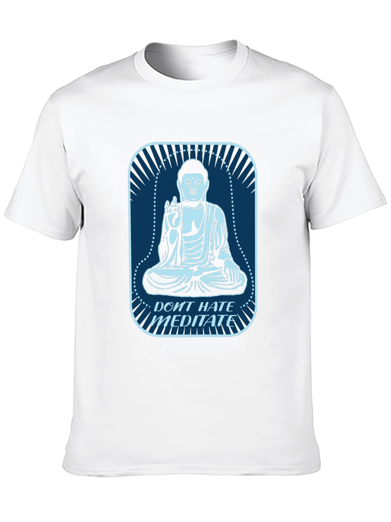 Meditate Buddha Graphic T-Shirt