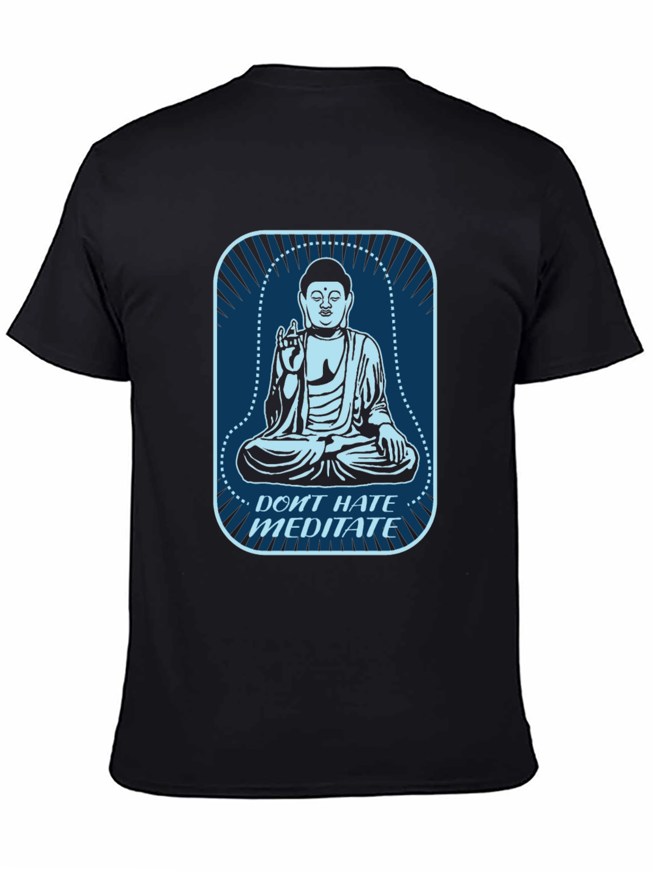 Meditate Buddha Graphic T-Shirt