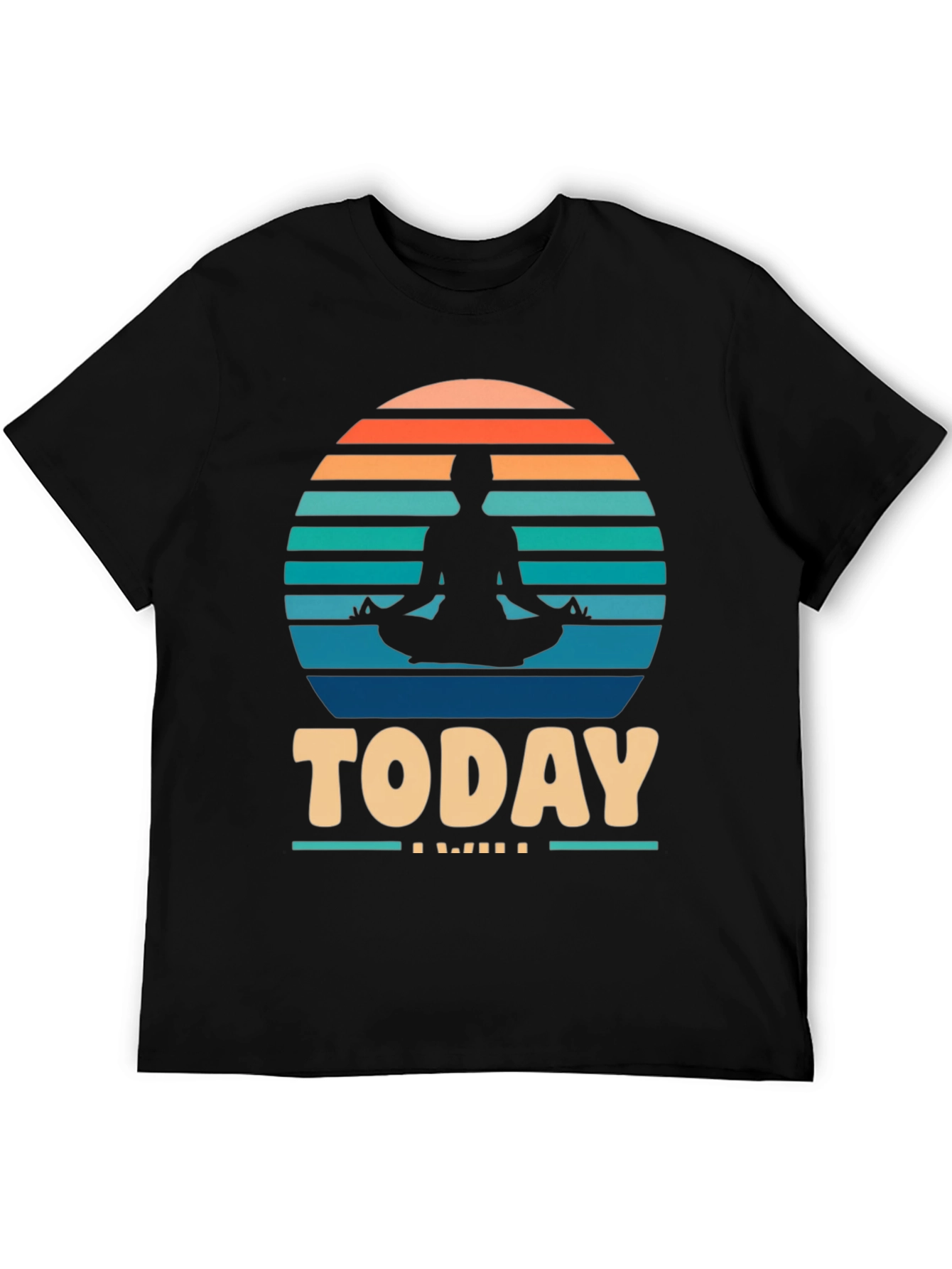 Yoga Meditation Graphic T-Shirt - Today