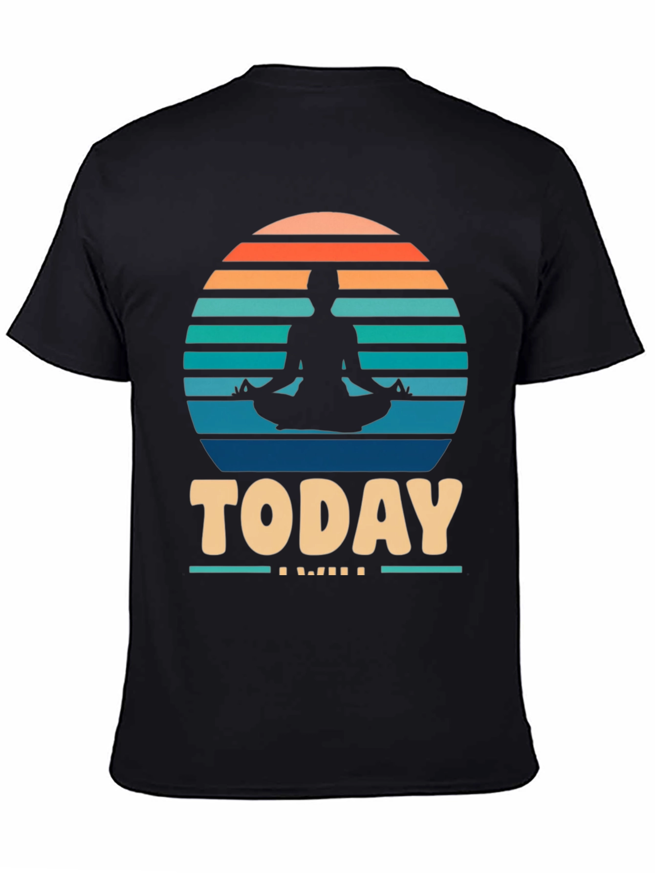 Yoga Meditation Graphic T-Shirt - Today