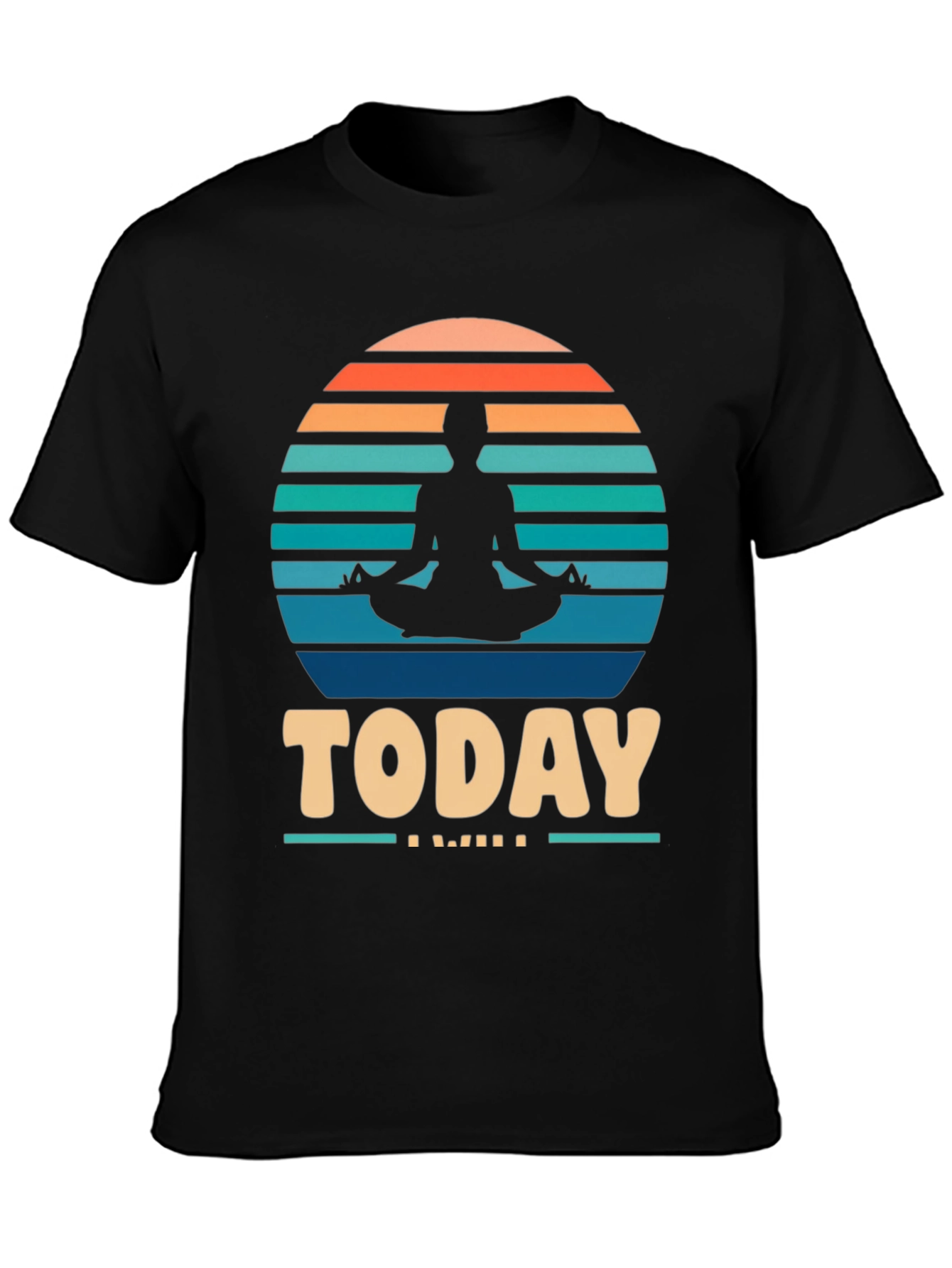 Yoga Meditation Graphic T-Shirt - Today