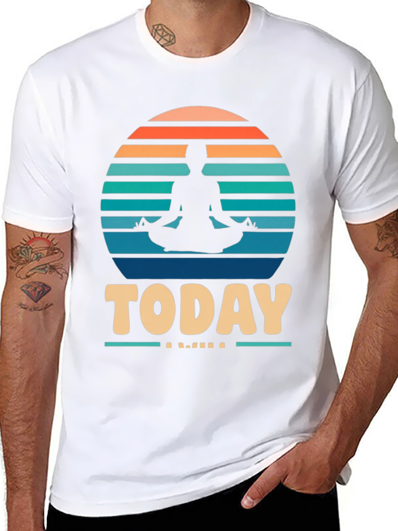 Yoga Meditation Graphic T-Shirt - Today