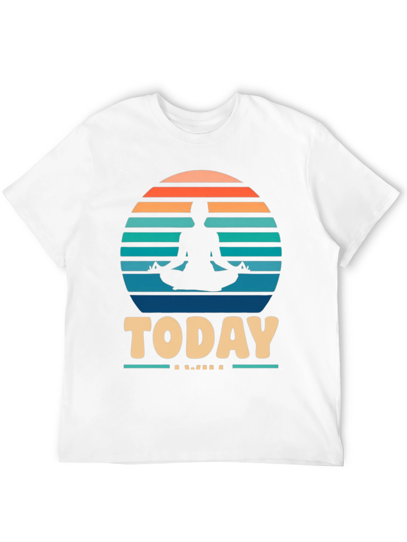Yoga Meditation Graphic T-Shirt - Today