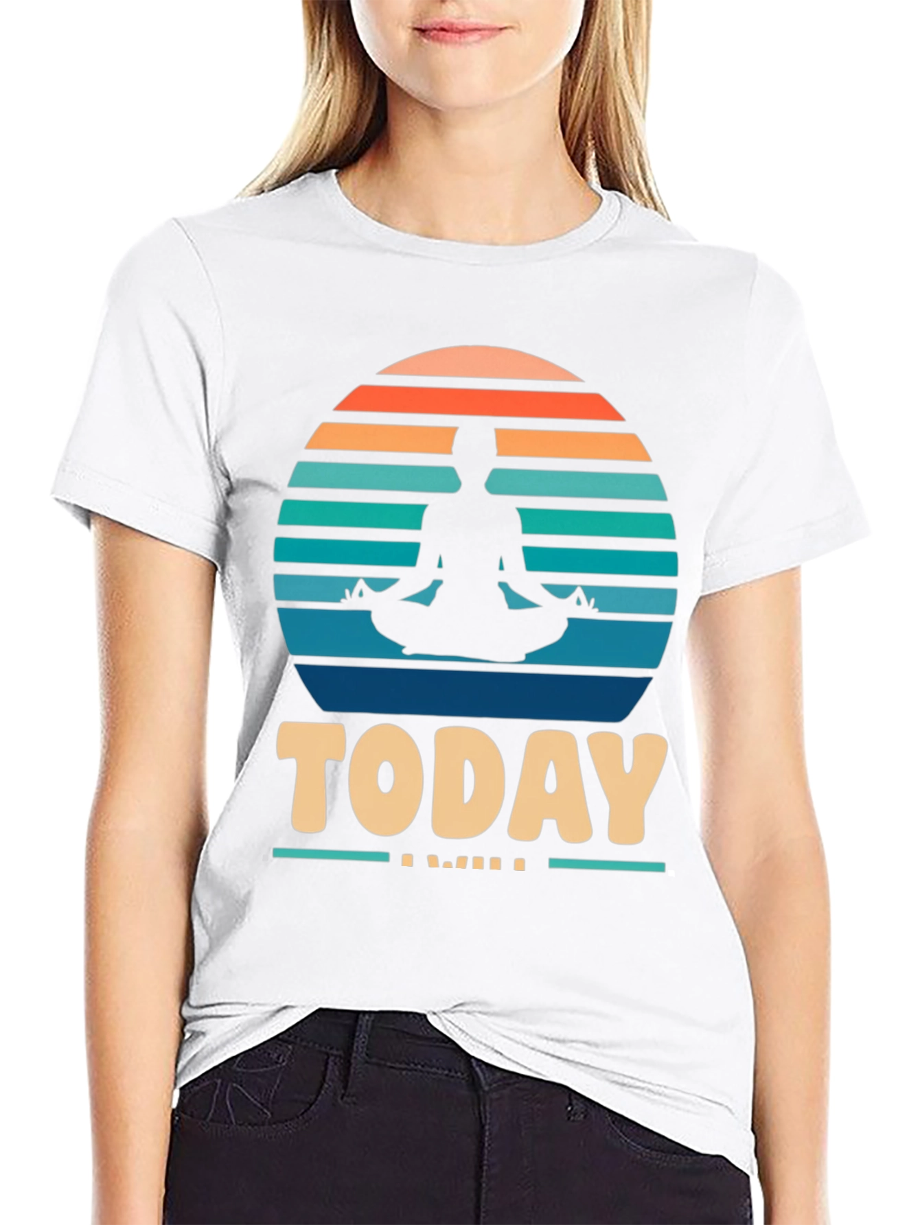 Yoga Meditation Graphic T-Shirt - Today
