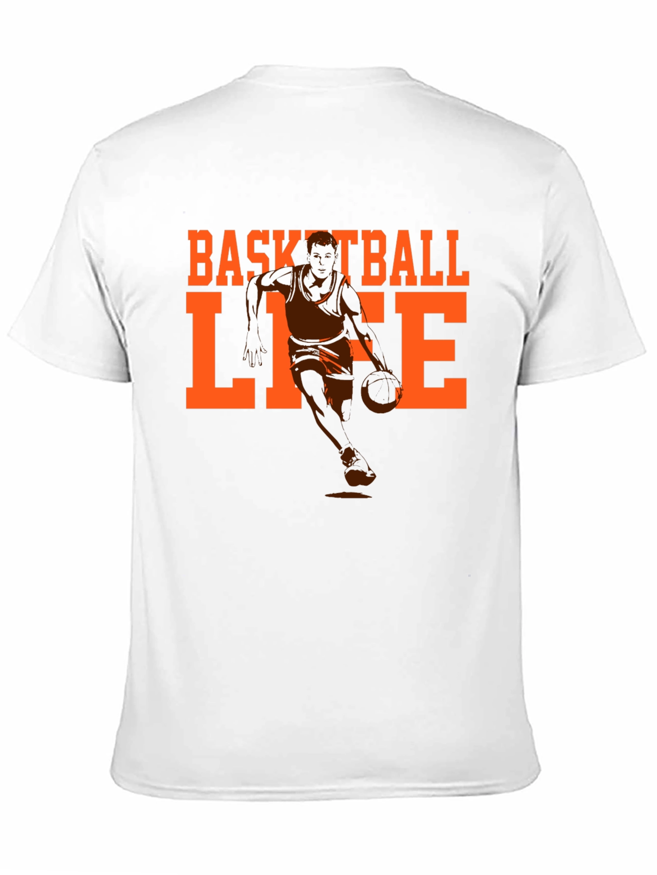 Basketball Life Graphic Tee - Black
