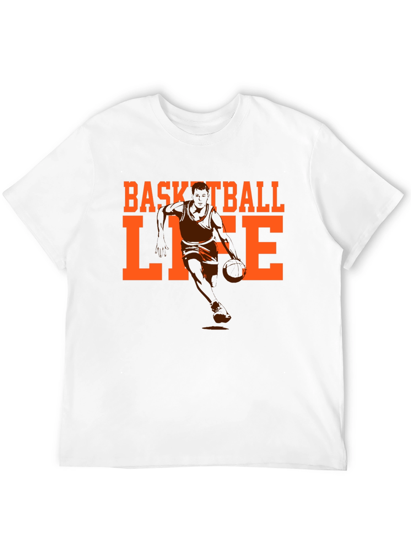 Basketball Life Graphic Tee - Black