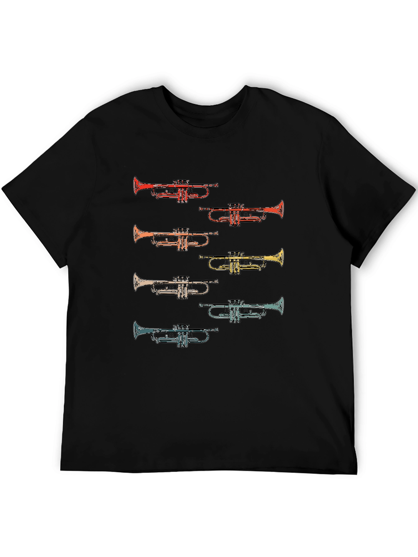 Trumpet T-Shirt - Retro Musical Instrument Tee
