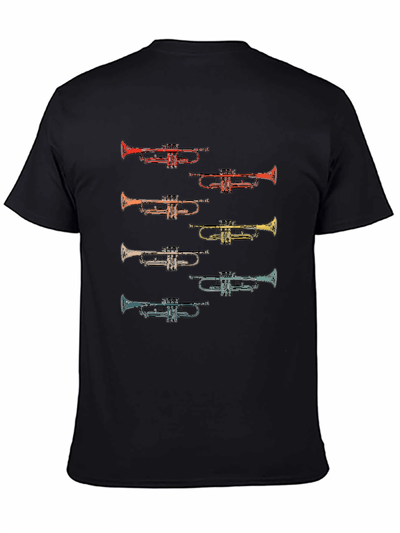 Trumpet T-Shirt - Retro Musical Instrument Tee