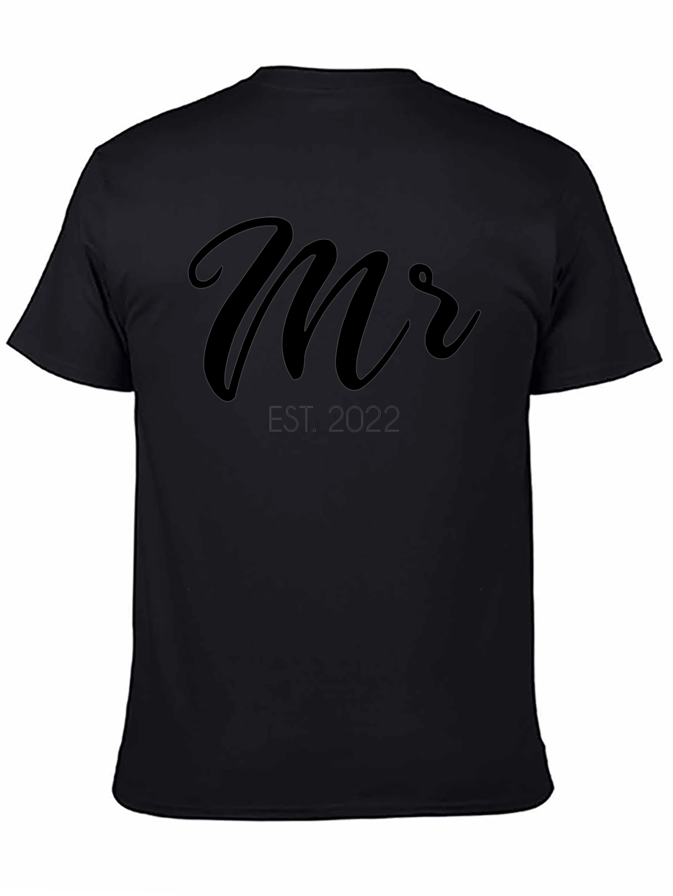 Mr. Est. 2022 Black T-Shirt