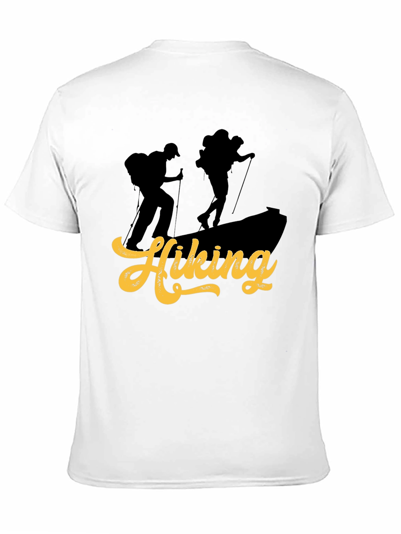 Hiking Adventure Graphic Tee - Black
