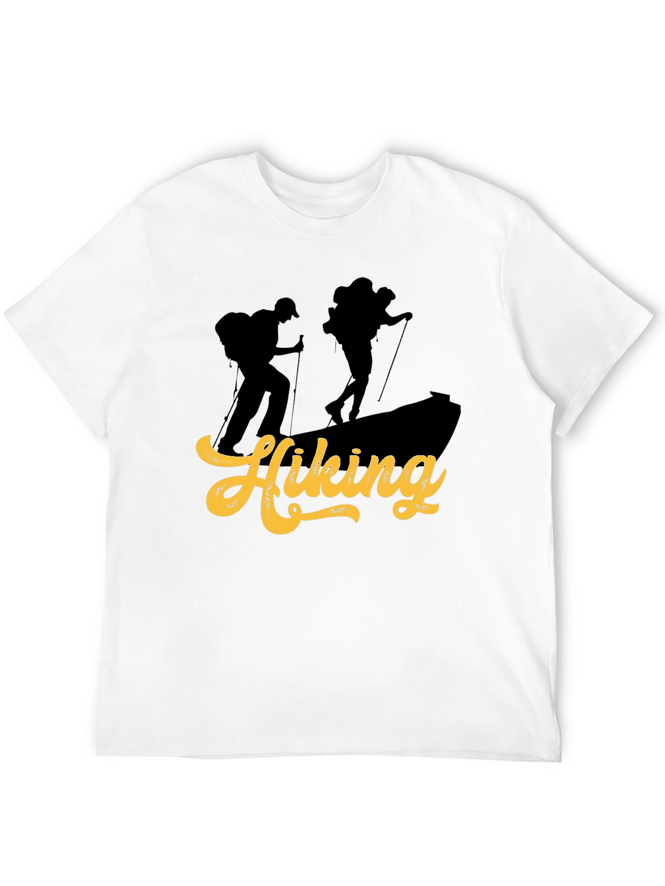 Hiking Adventure Graphic Tee - Black