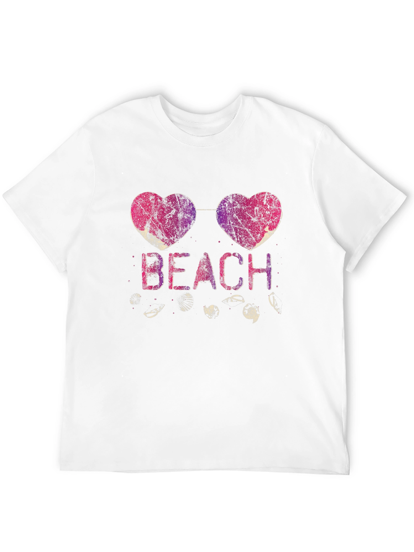 Beach Heart Sunglasses Graphic Tee