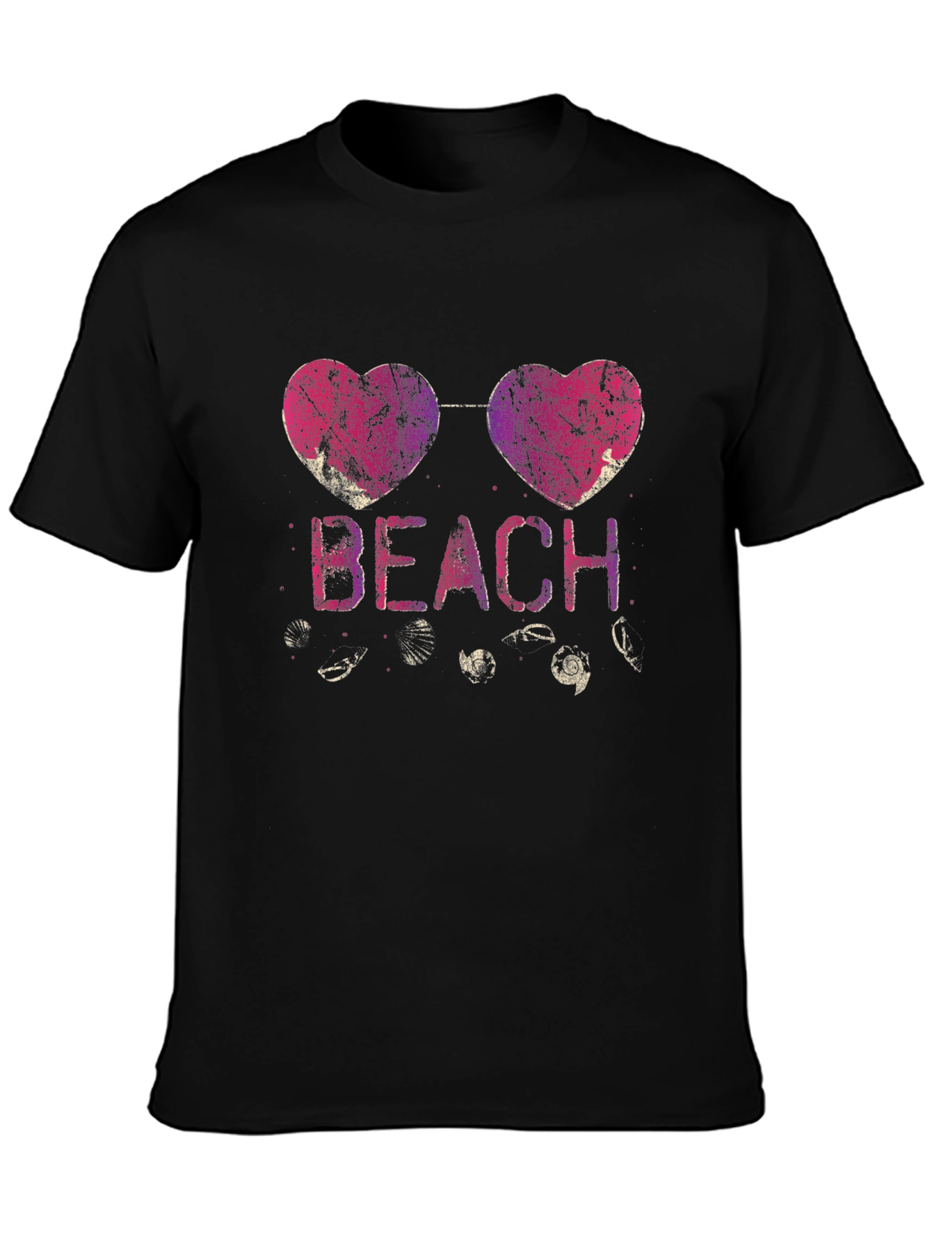 Beach Heart Sunglasses Graphic Tee