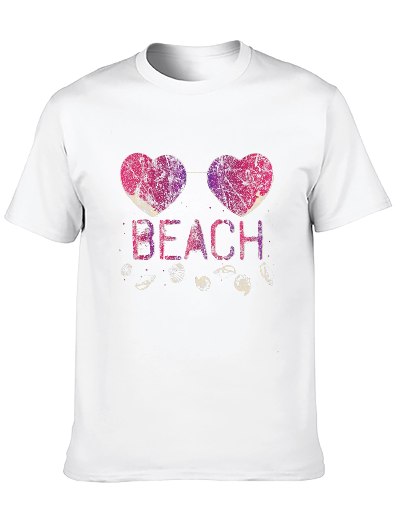Beach Heart Sunglasses Graphic Tee