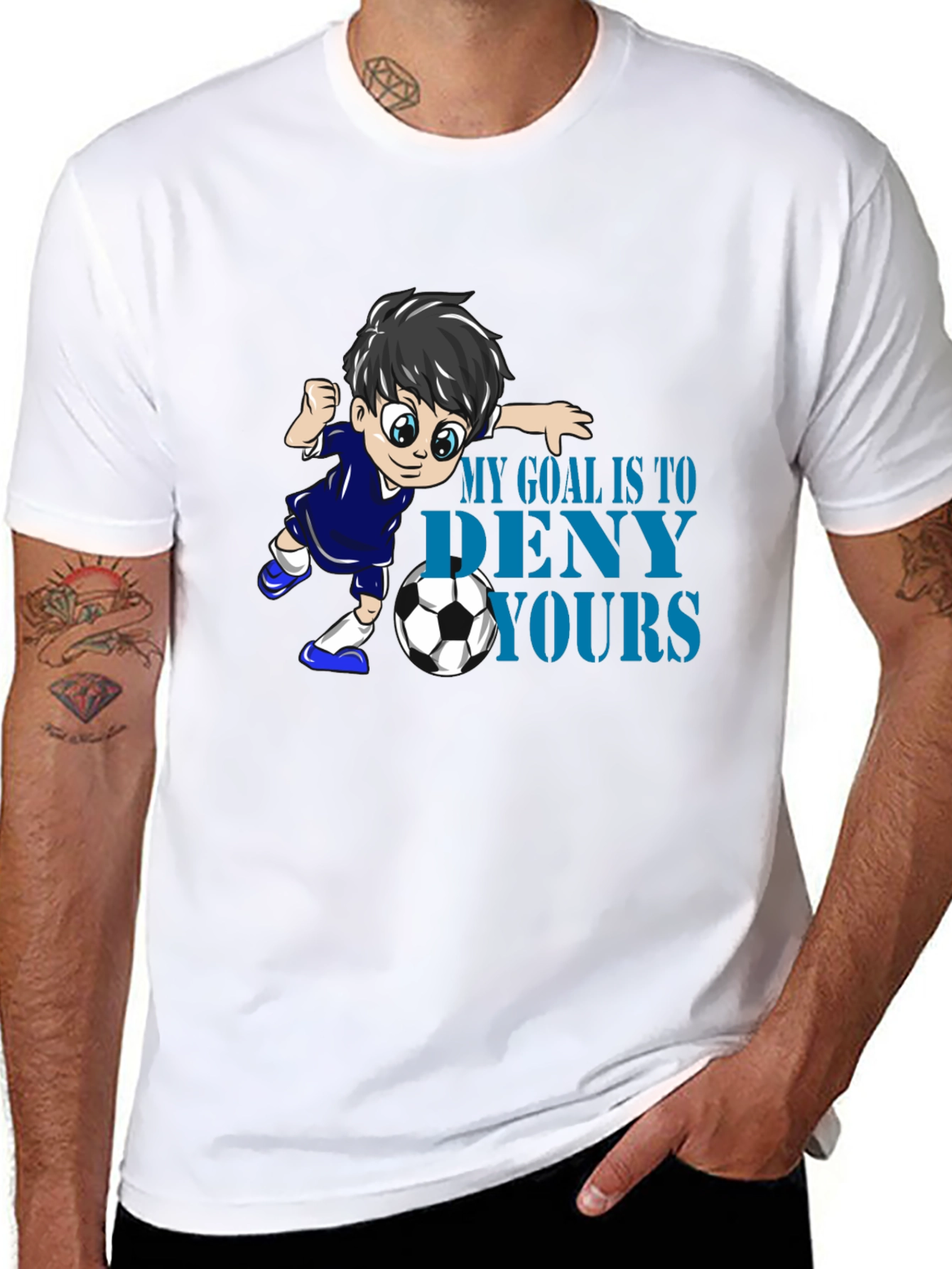 My Goal Is To Deny Yours Soccer T-Shirt