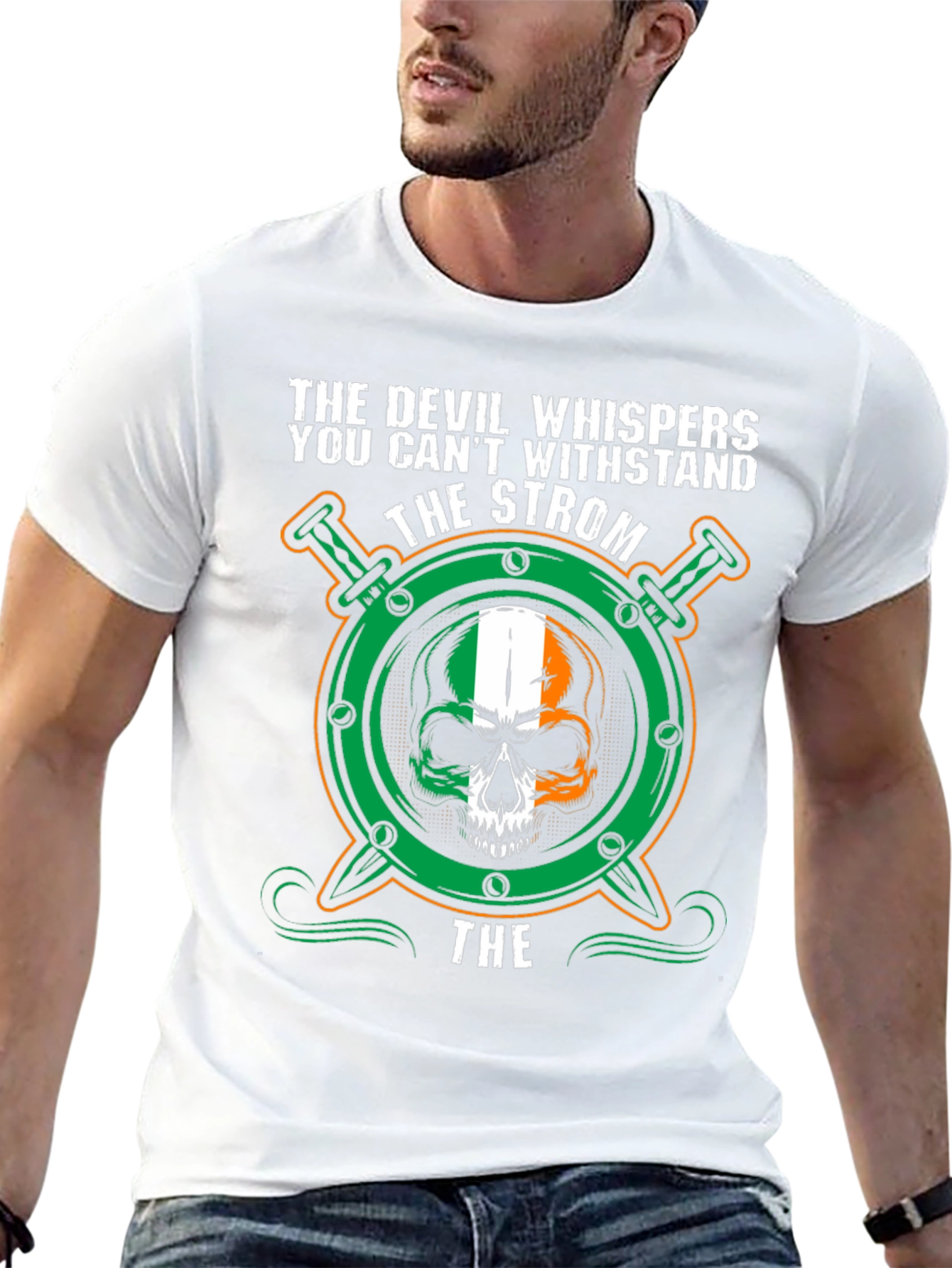 Irish Skull T-Shirt - The Strom