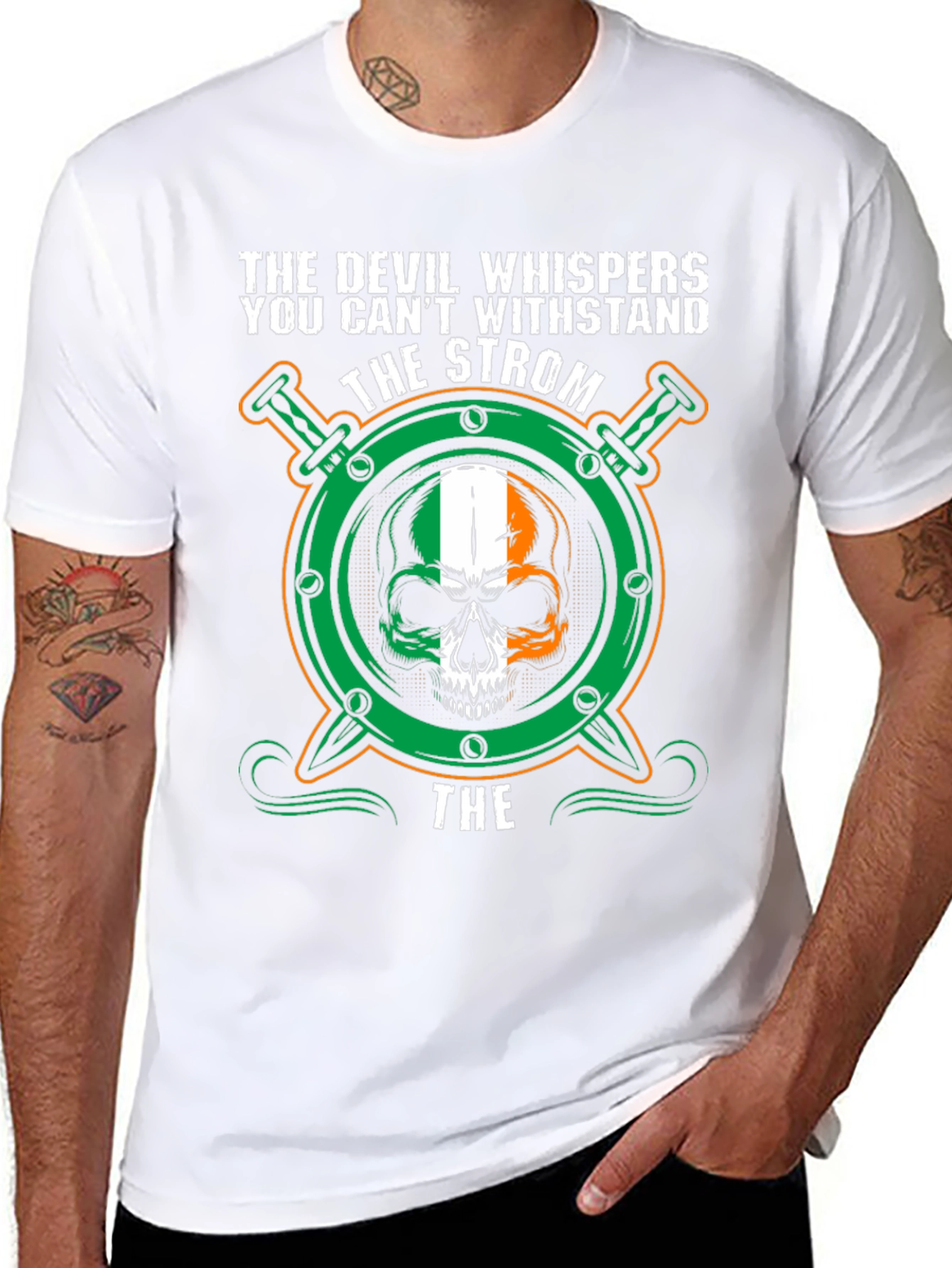 Irish Skull T-Shirt - The Strom