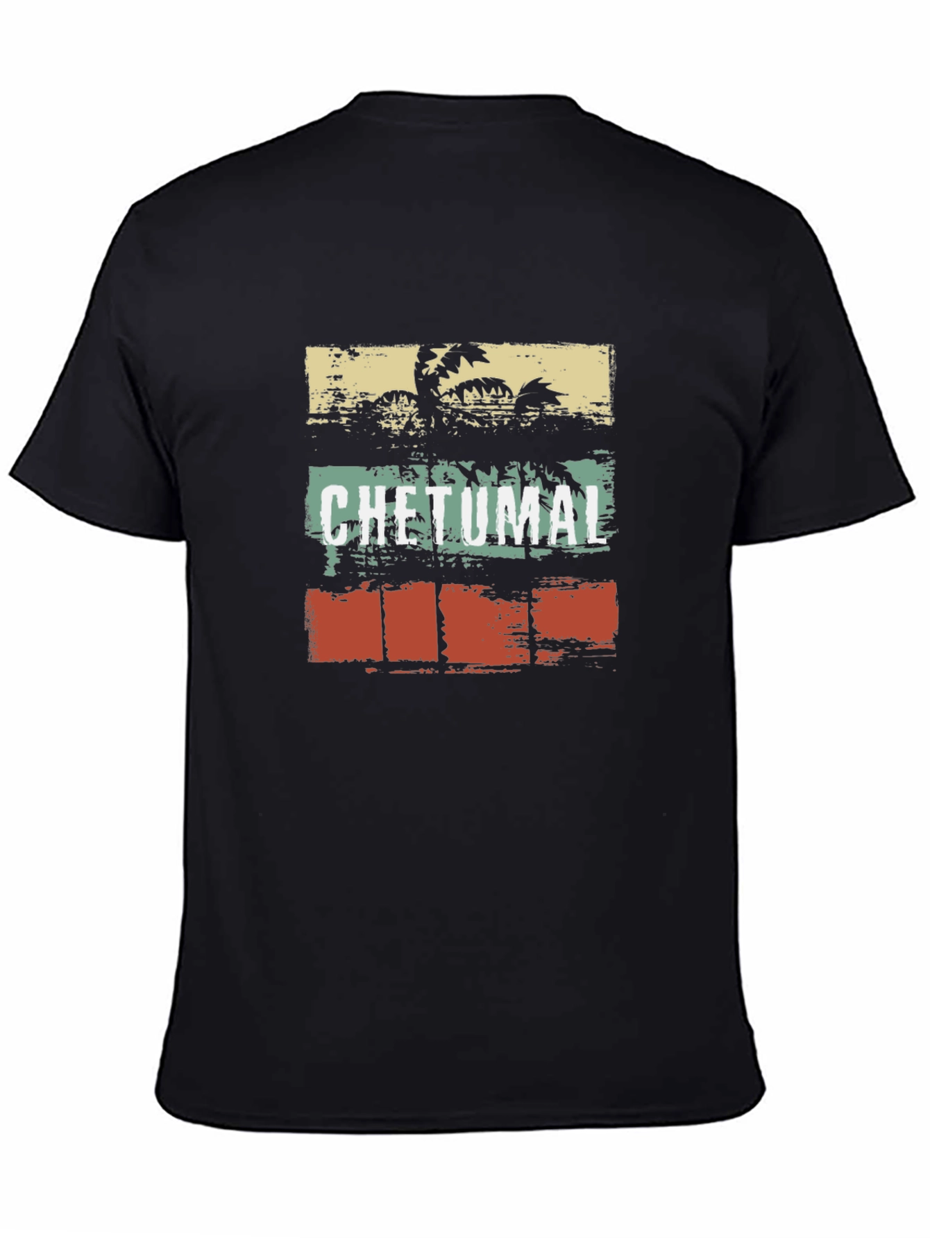 Chetumal Retro Palm Tree Graphic T-Shirt
