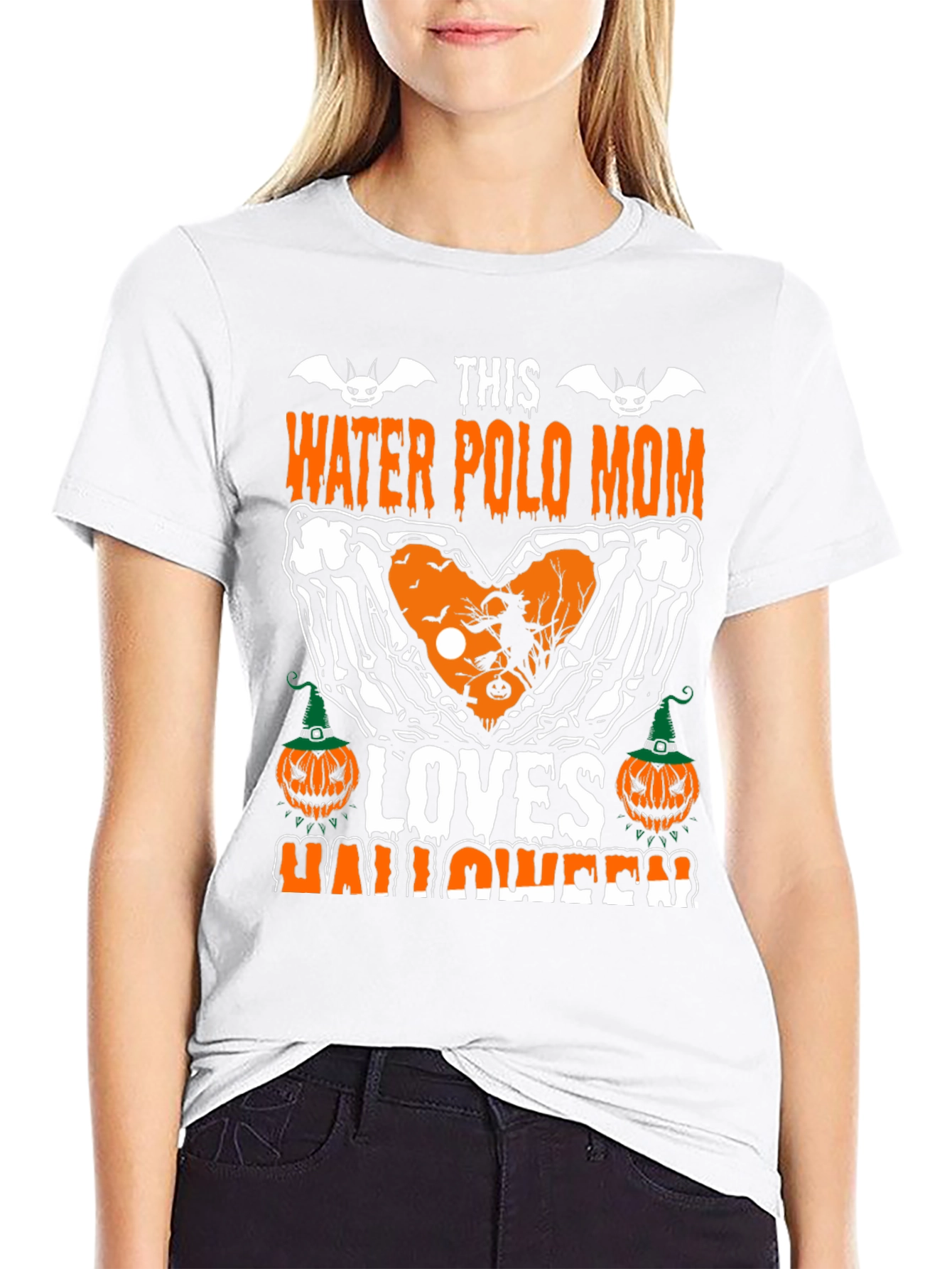 Water Polo Mom Halloween T-Shirt