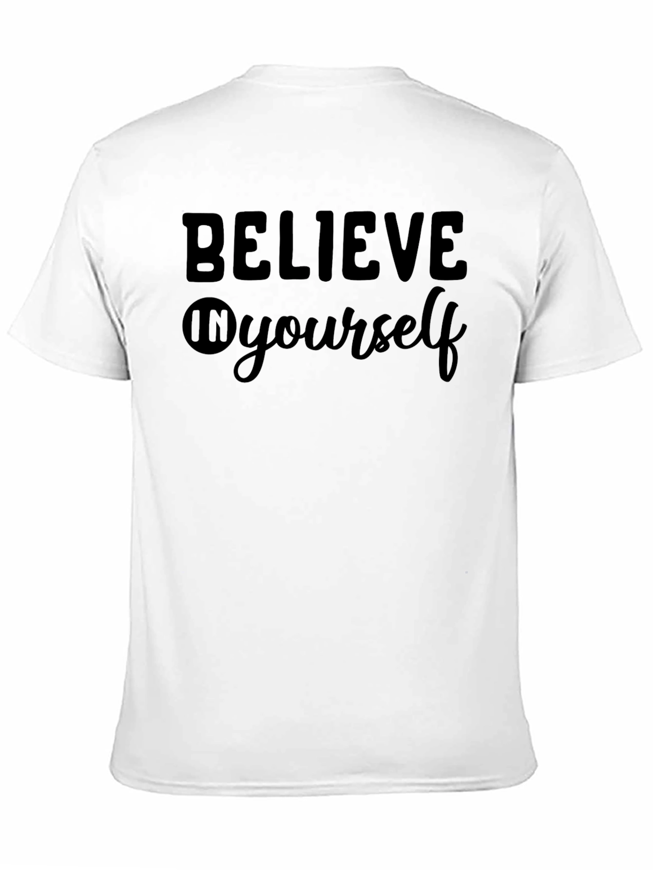Believe In Yourself Graphic T-Shirt - Black