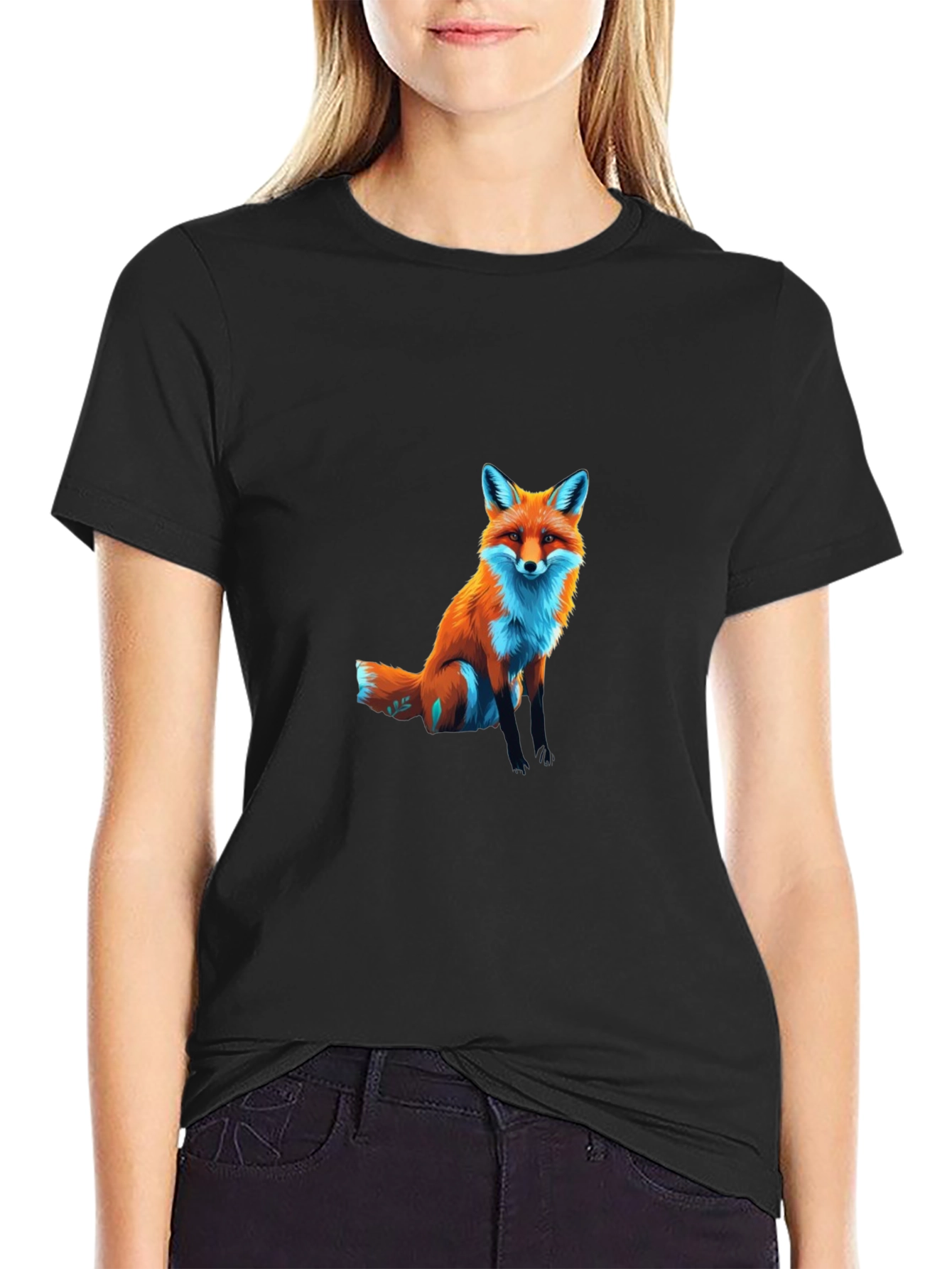 Fox Graphic T-Shirt - Casual Style