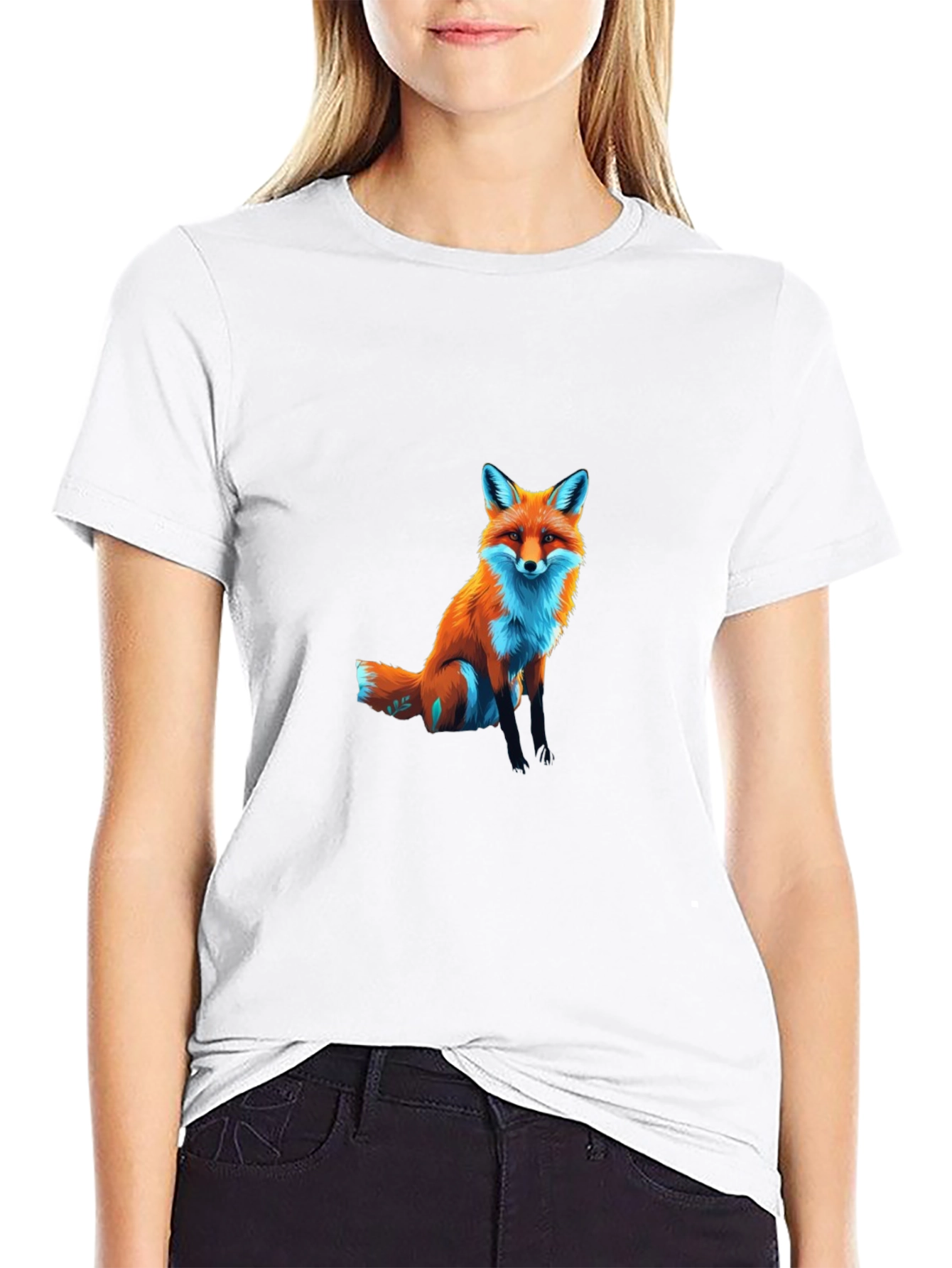 Fox Graphic T-Shirt - Casual Style