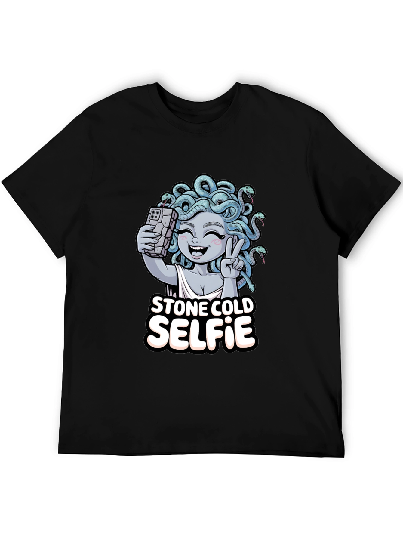 Stone Cold Selfie Medusa Graphic Tee