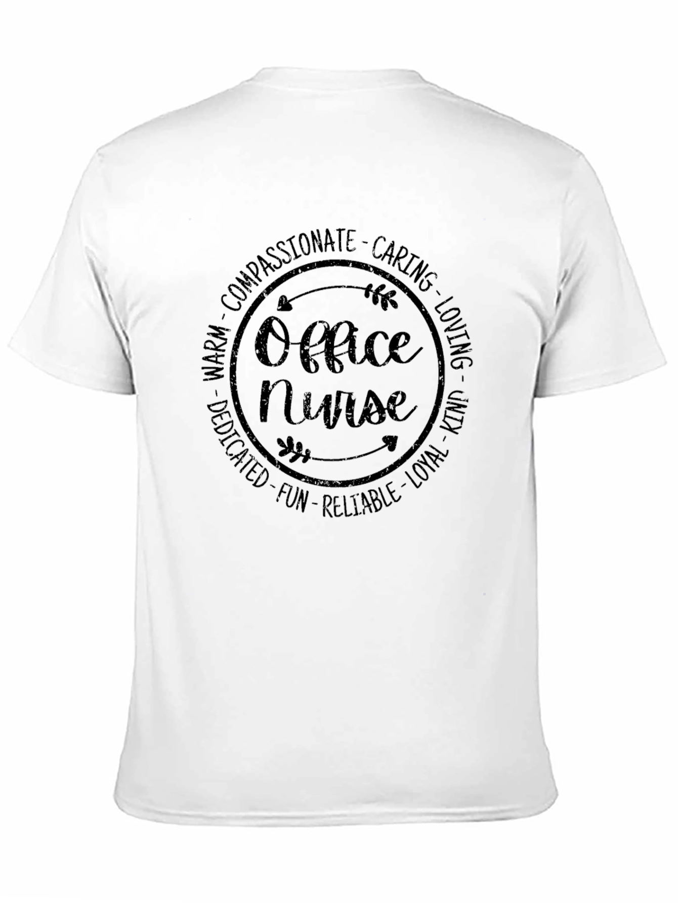 Office Nurse T-Shirt - Compassionate Caring Design