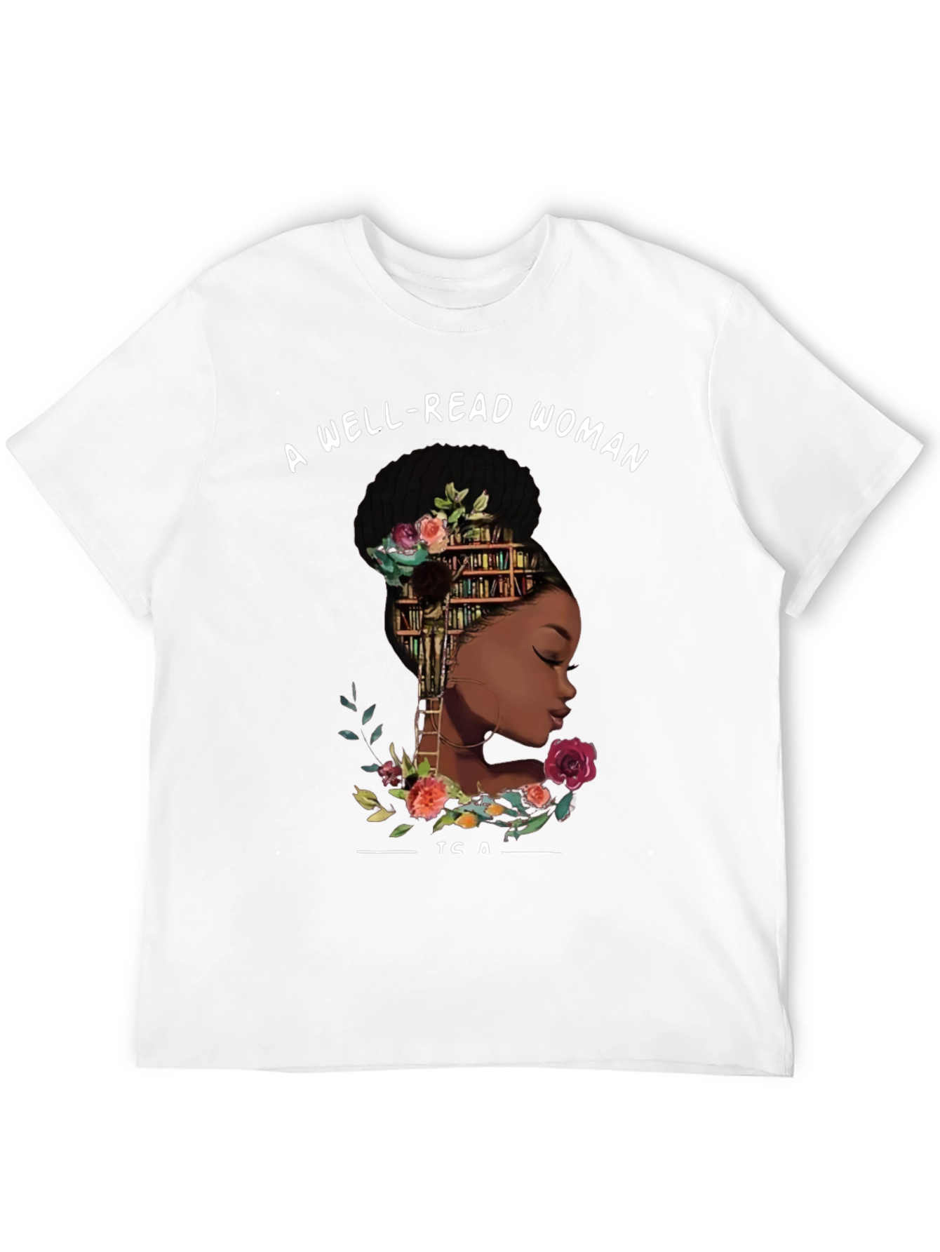 Well-Read Woman Graphic Tee - Black