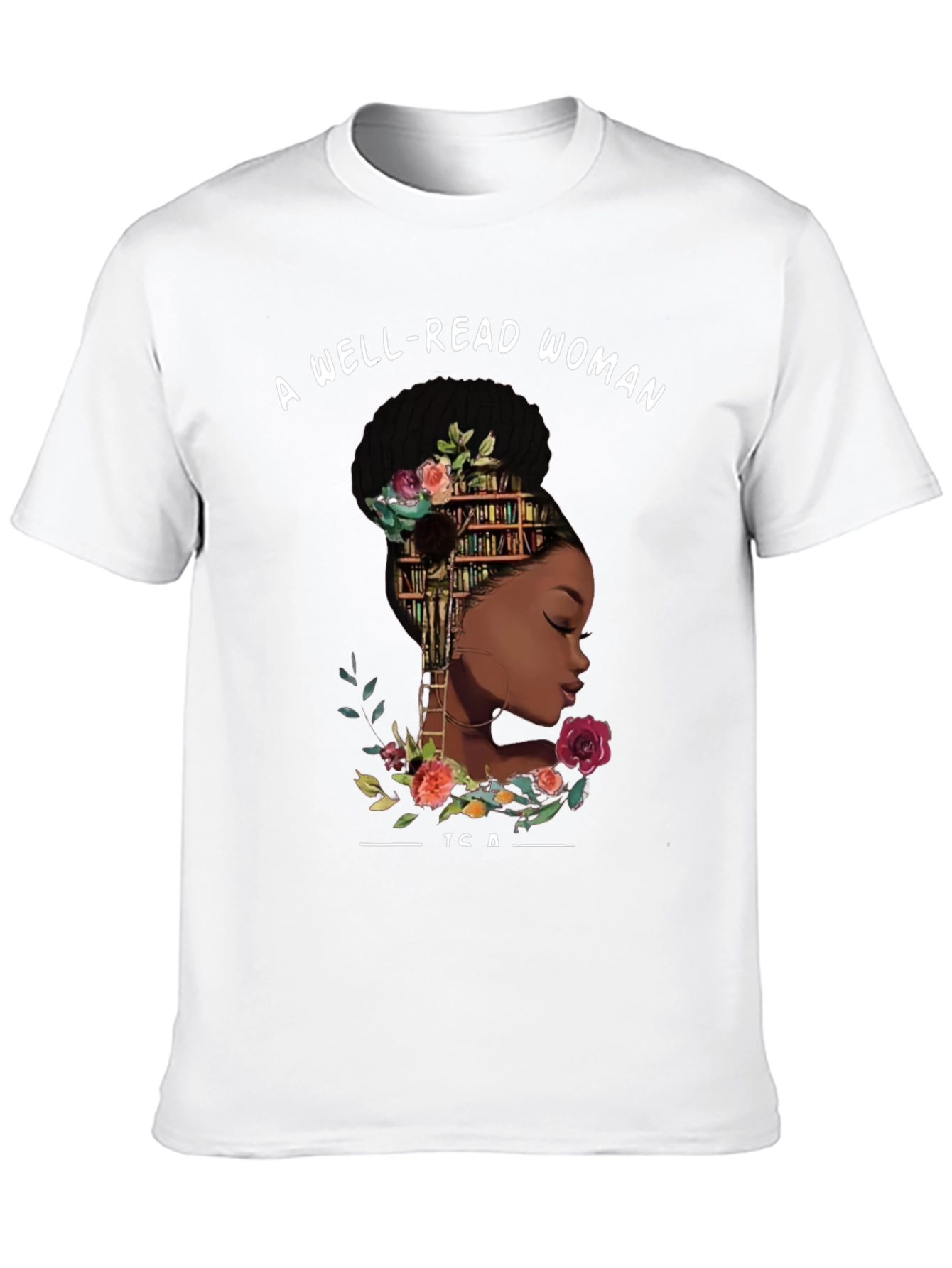 Well-Read Woman Graphic Tee - Black