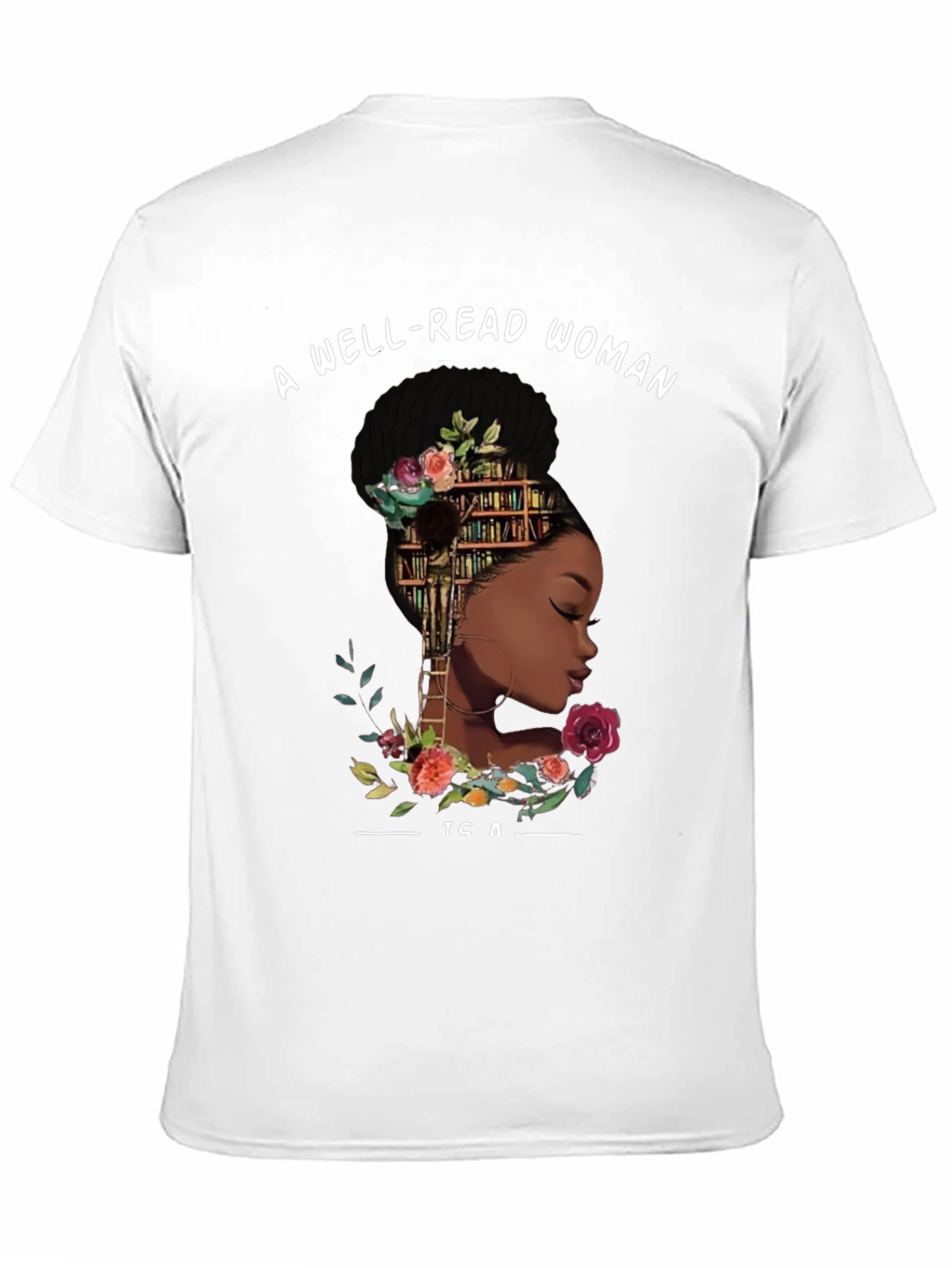 Well-Read Woman Graphic Tee - Black