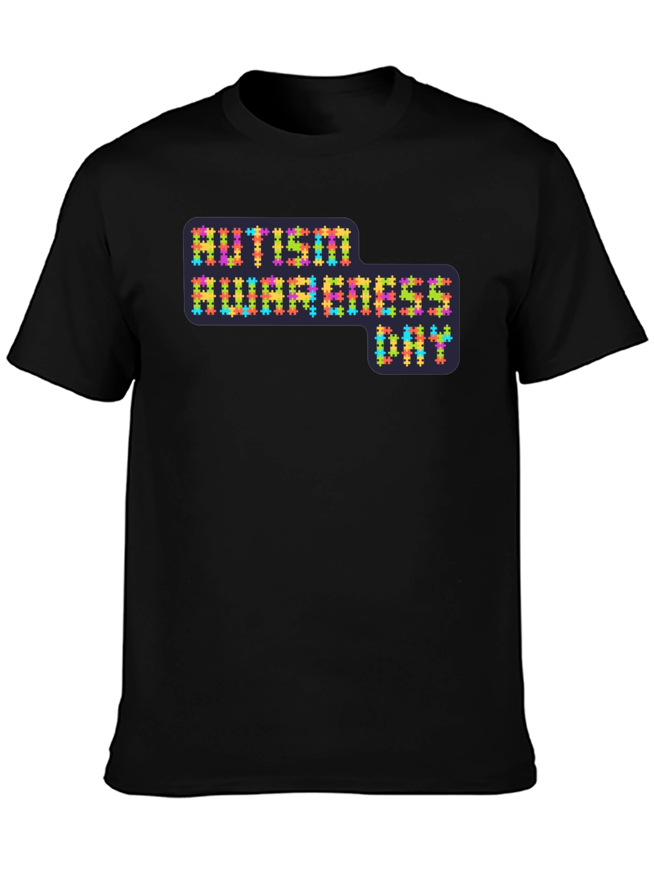 Autism Awareness Day Jigsaw Puzzle T-Shirt