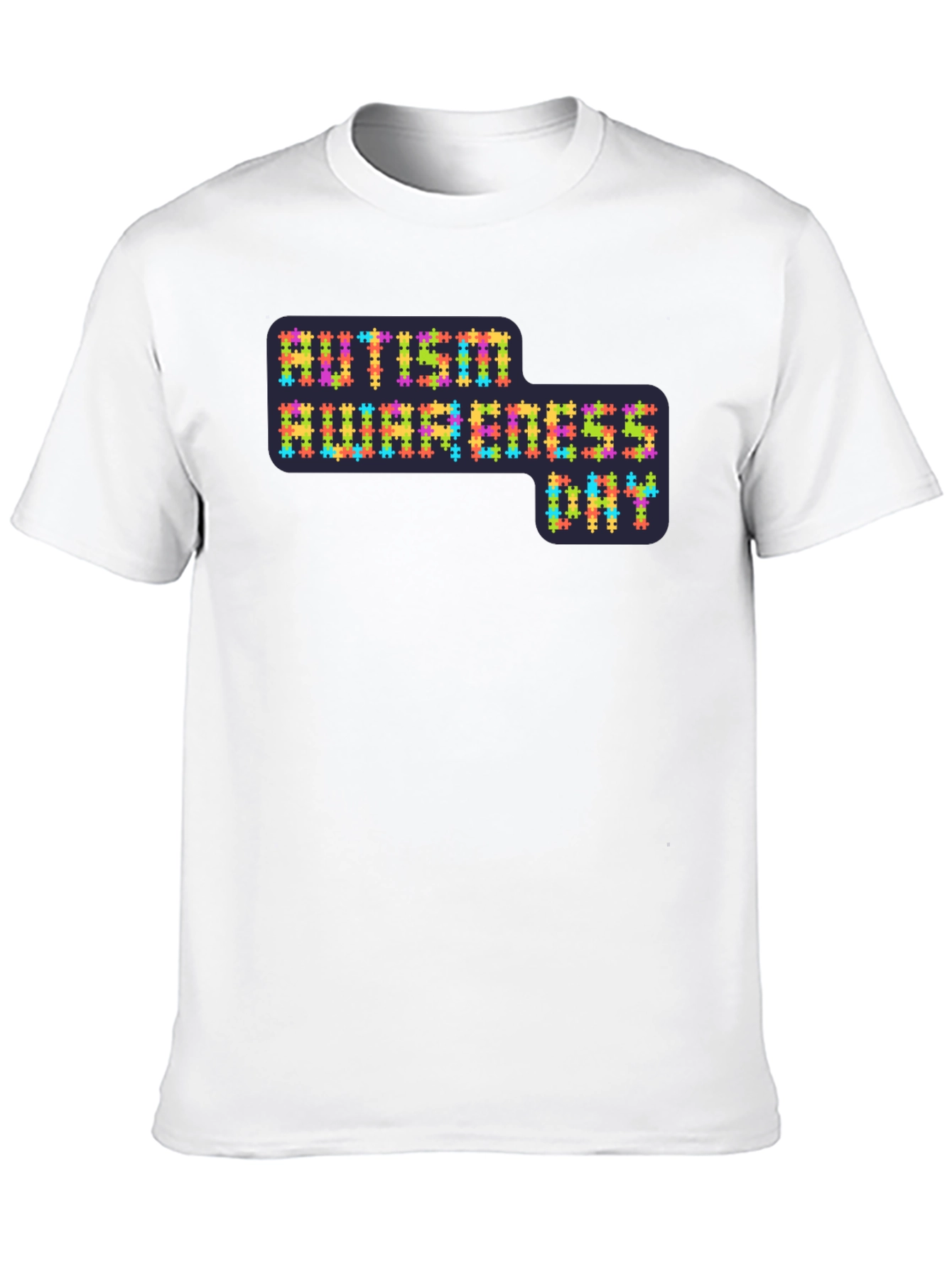 Autism Awareness Day Jigsaw Puzzle T-Shirt