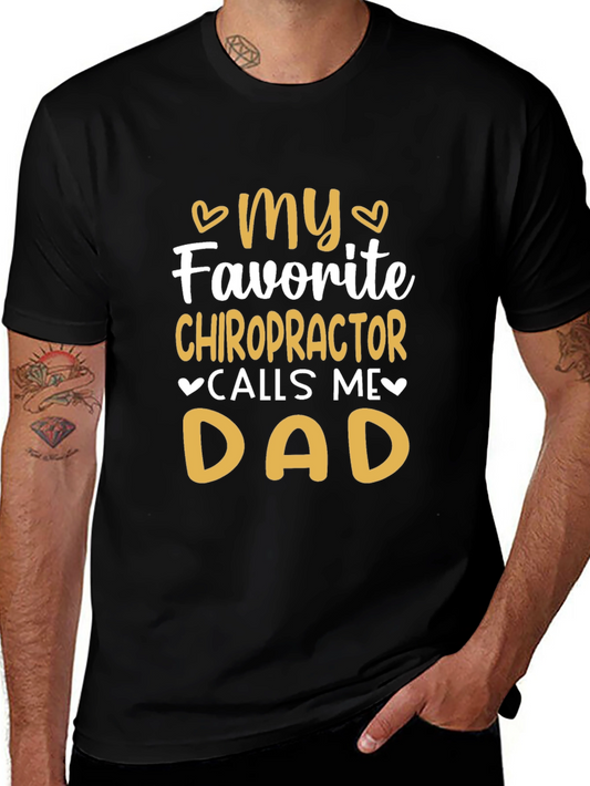 Chiropractor Dad T-Shirt - Gift for Fathers Day!