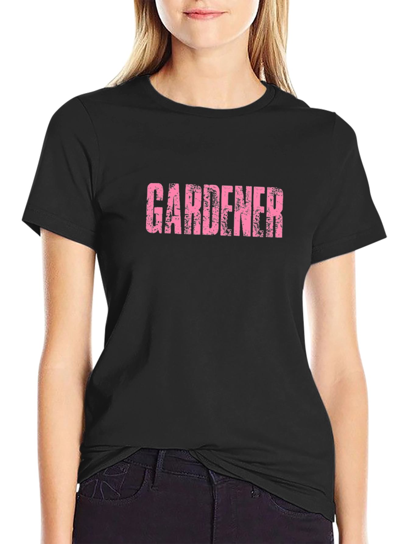 Gardener Tee - Black Cotton Blend