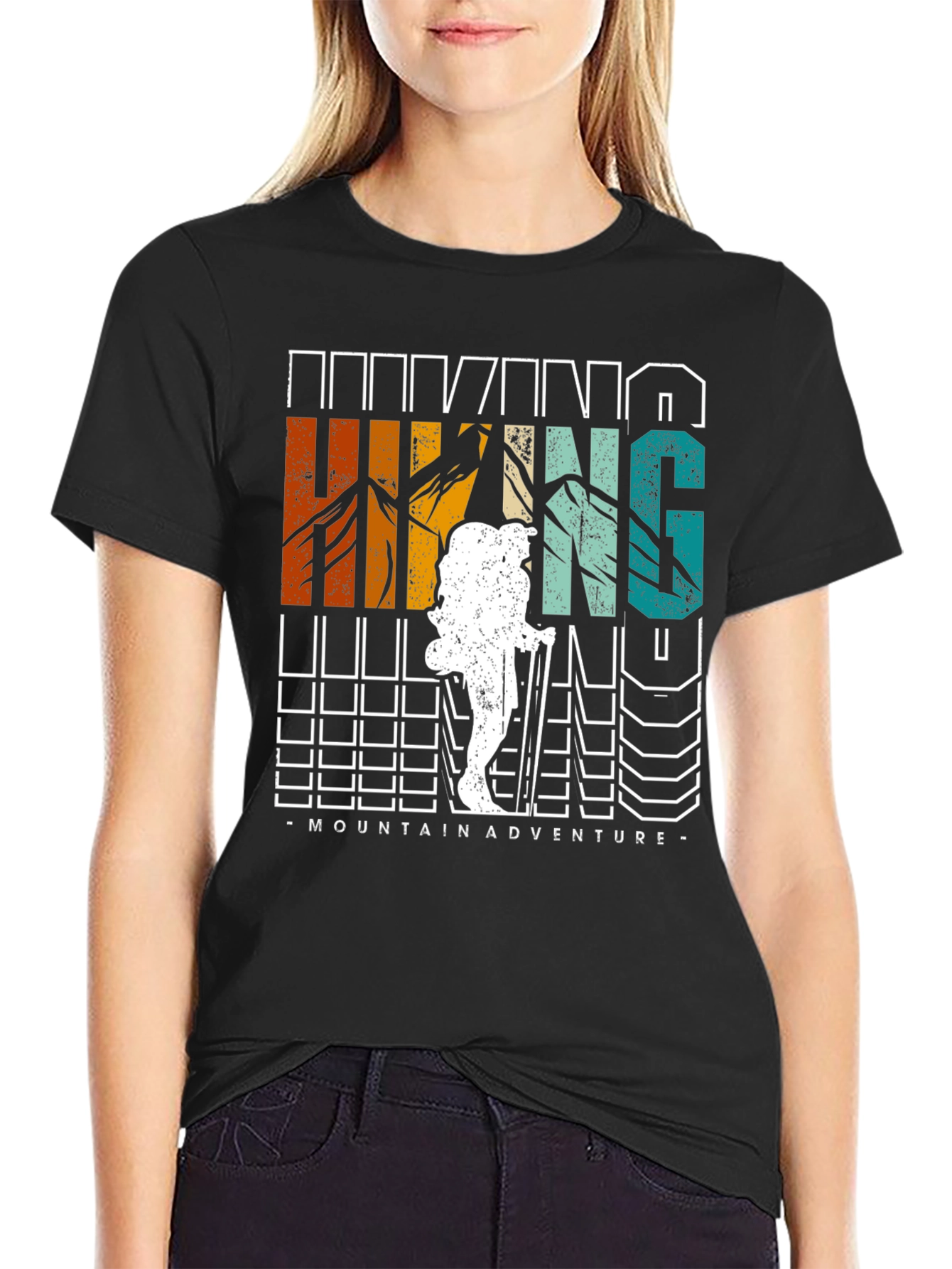 Hiking Mountain Adventure Graphic Tee