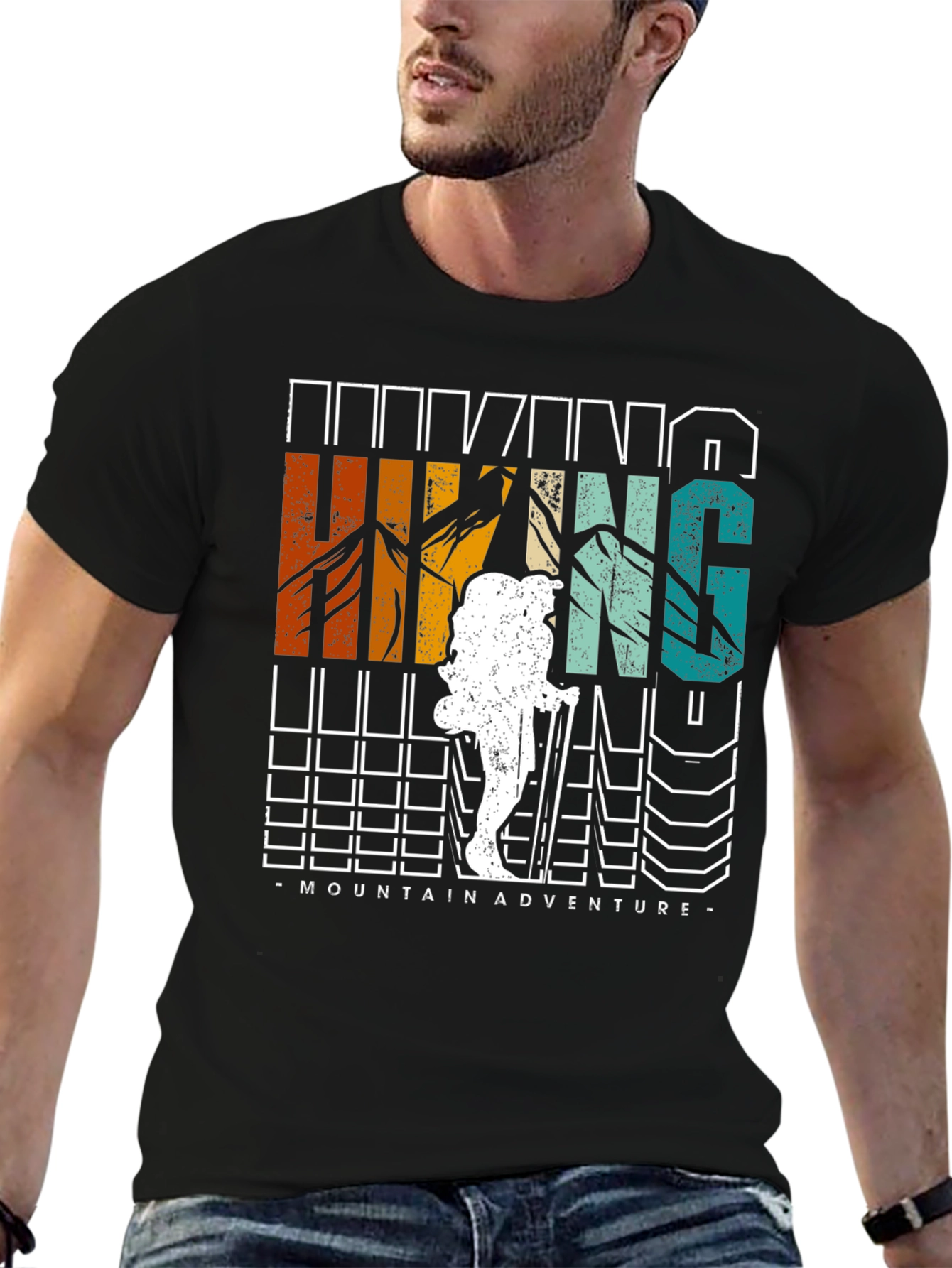 Hiking Mountain Adventure Graphic Tee
