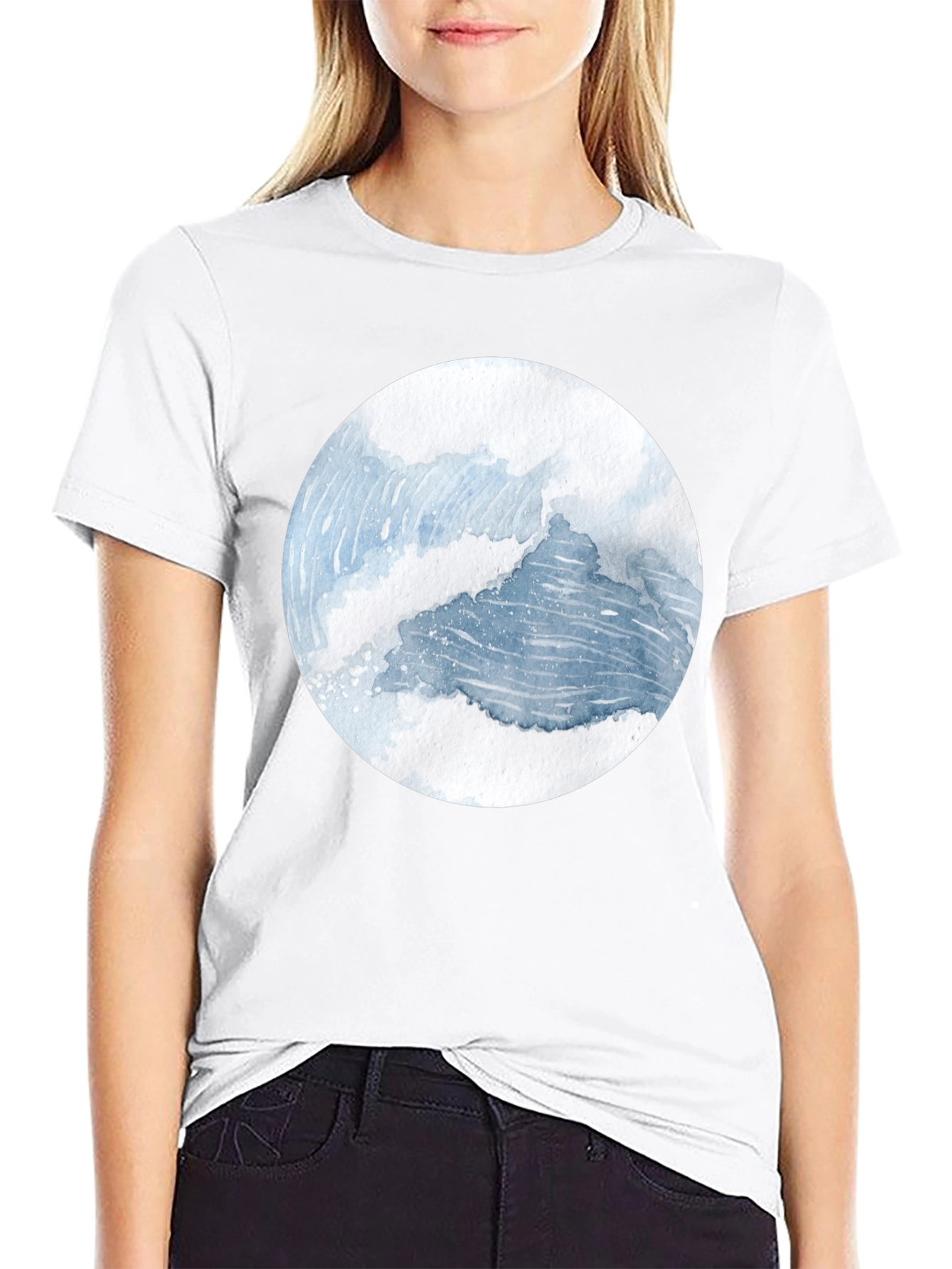 Watercolor Mountain Graphic Tee