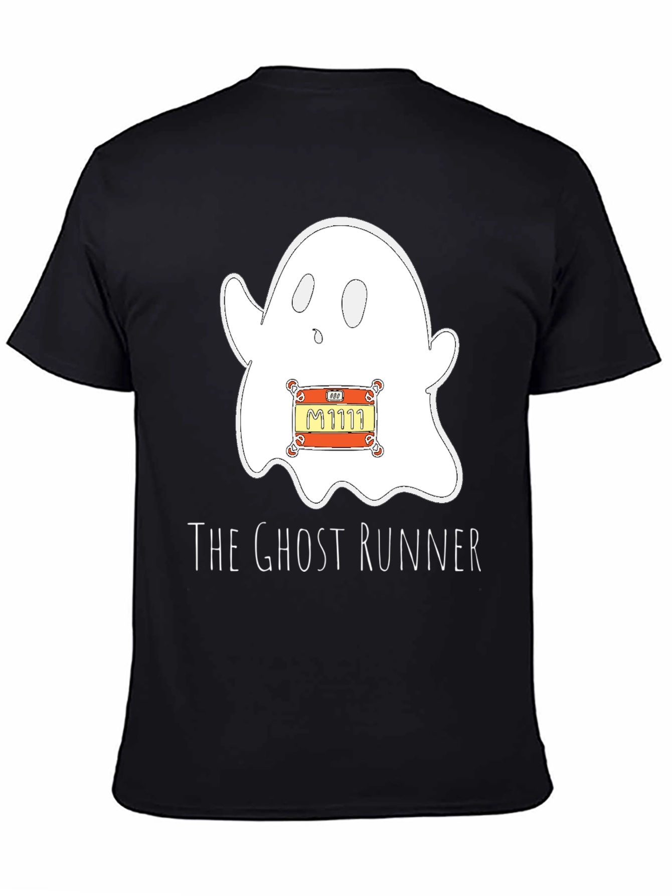 Ghost Runner Graphic T-Shirt - Spooky Fun Apparel