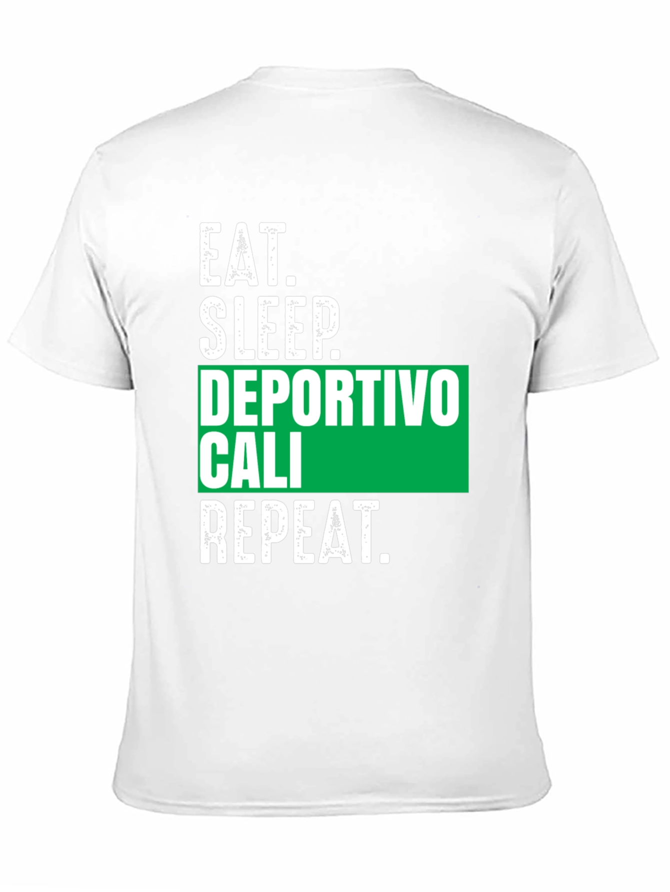 Eat Sleep Deportivo Cali Repeat Black Tee