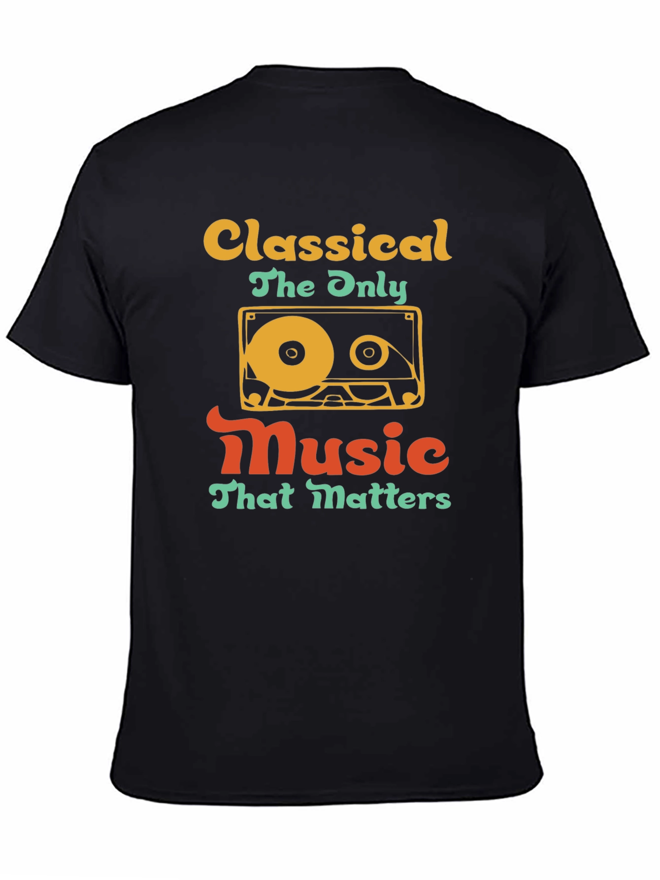 Classical Music T-Shirt - Retro Cassette Design