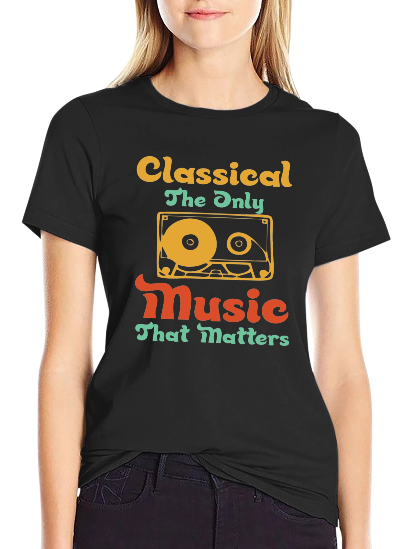 Classical Music T-Shirt - Retro Cassette Design