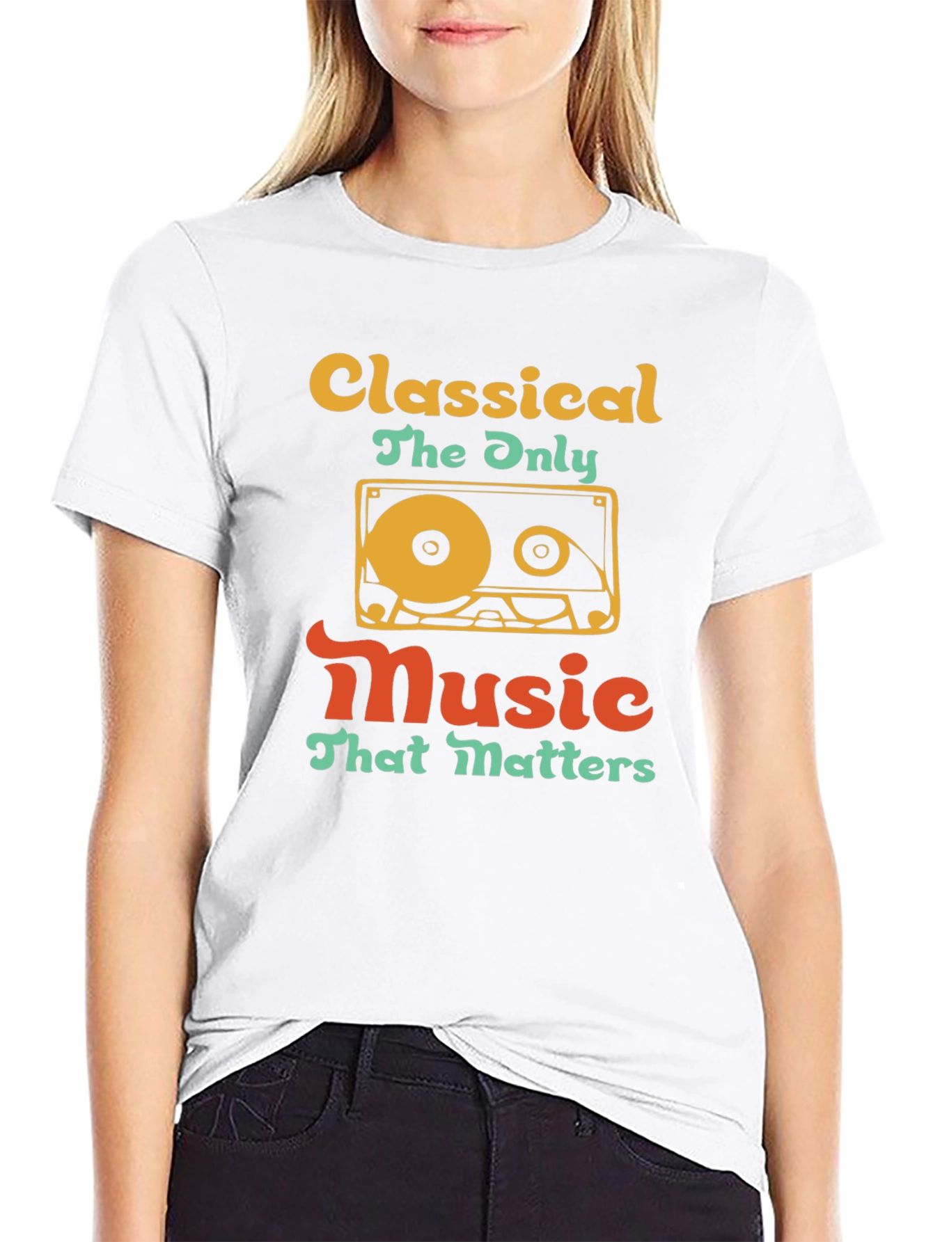 Classical Music T-Shirt - Retro Cassette Design