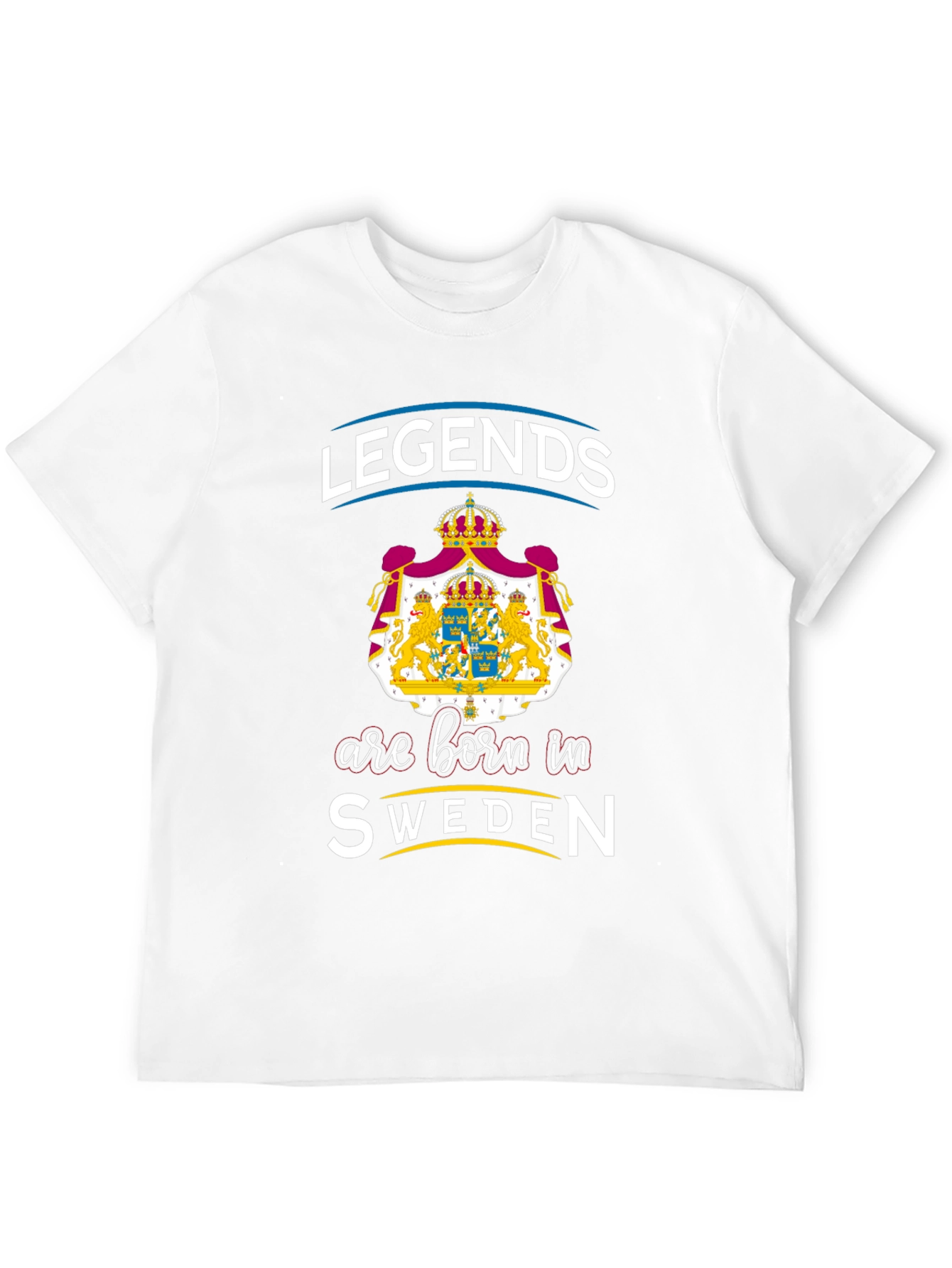 Legends Are Born In Sweden Graphic T-Shirt