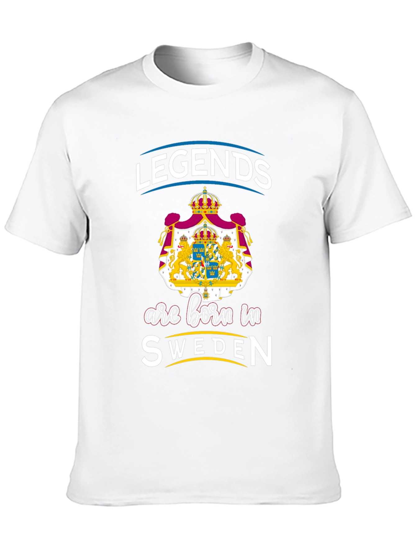 Legends Are Born In Sweden Graphic T-Shirt