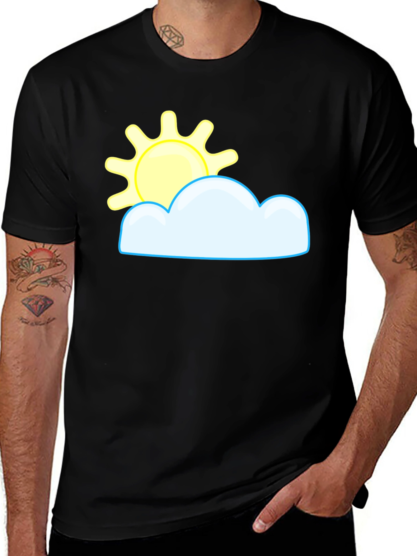 Sunny Day Graphic Tee - Cotton Comfort