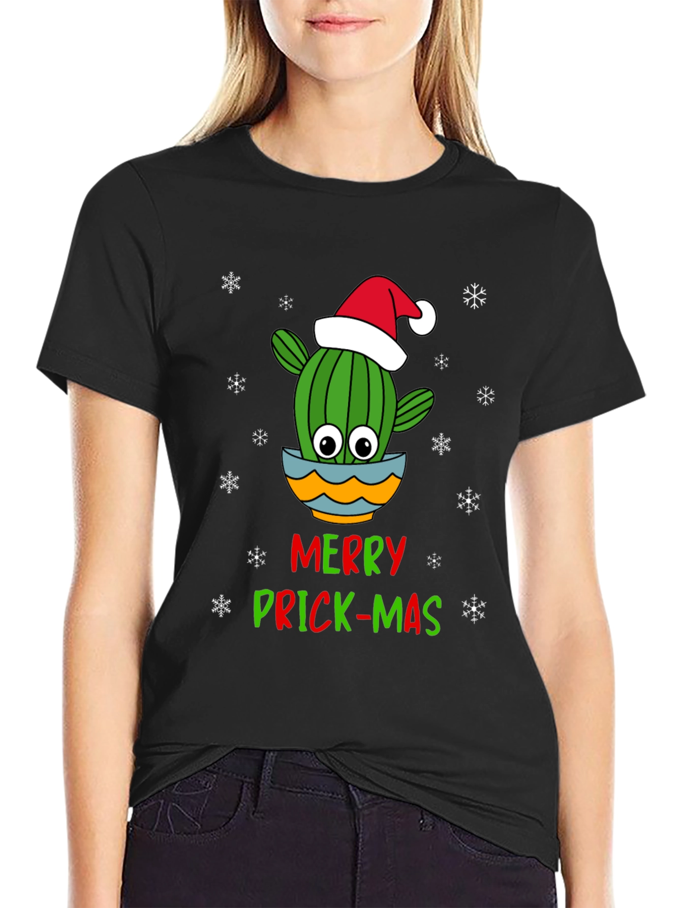 Merry Prick-Mas Cactus T-Shirt