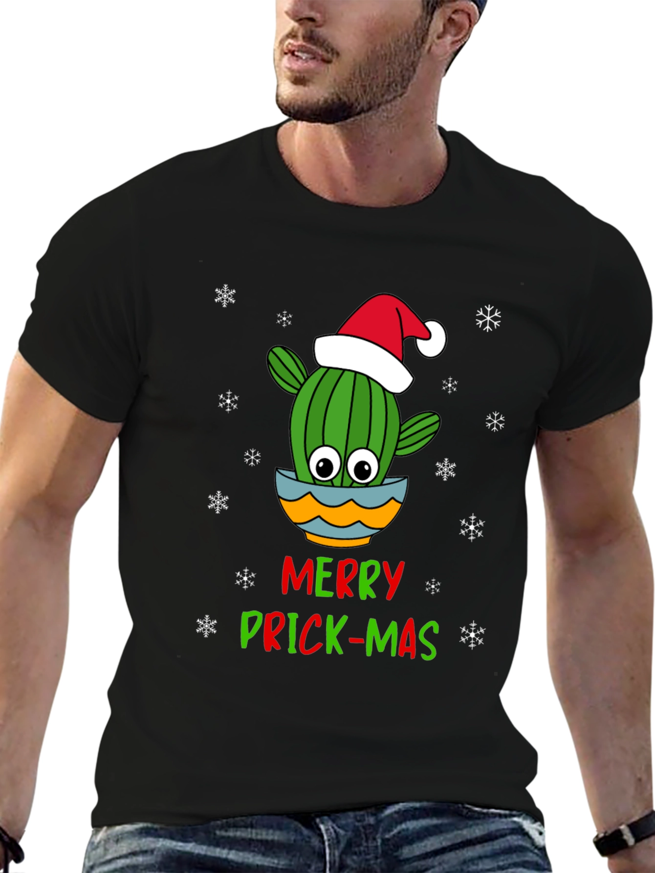Merry Prick-Mas Cactus T-Shirt