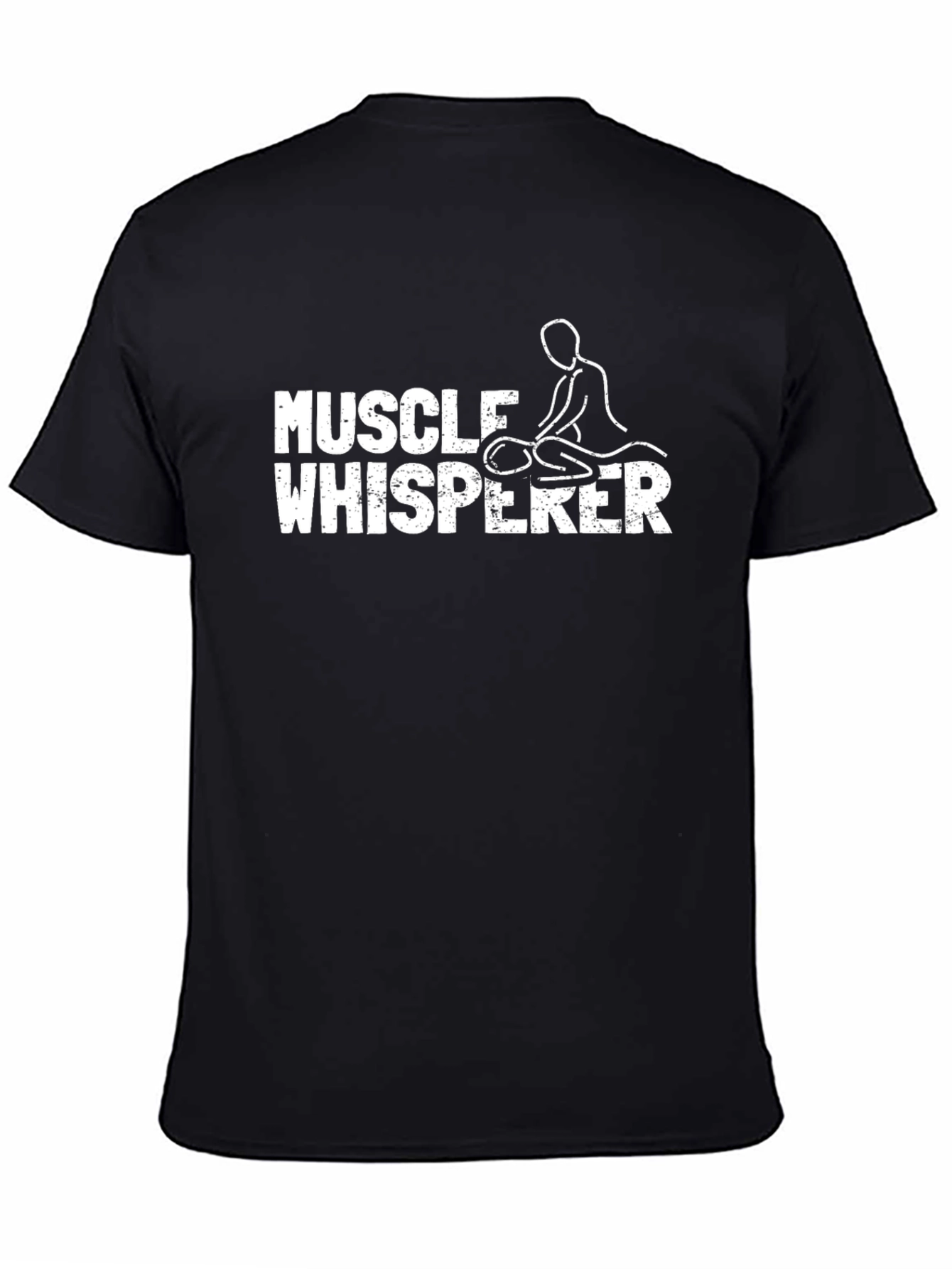 Muscle Whisperer Black T-Shirt - Massage Therapist Gift