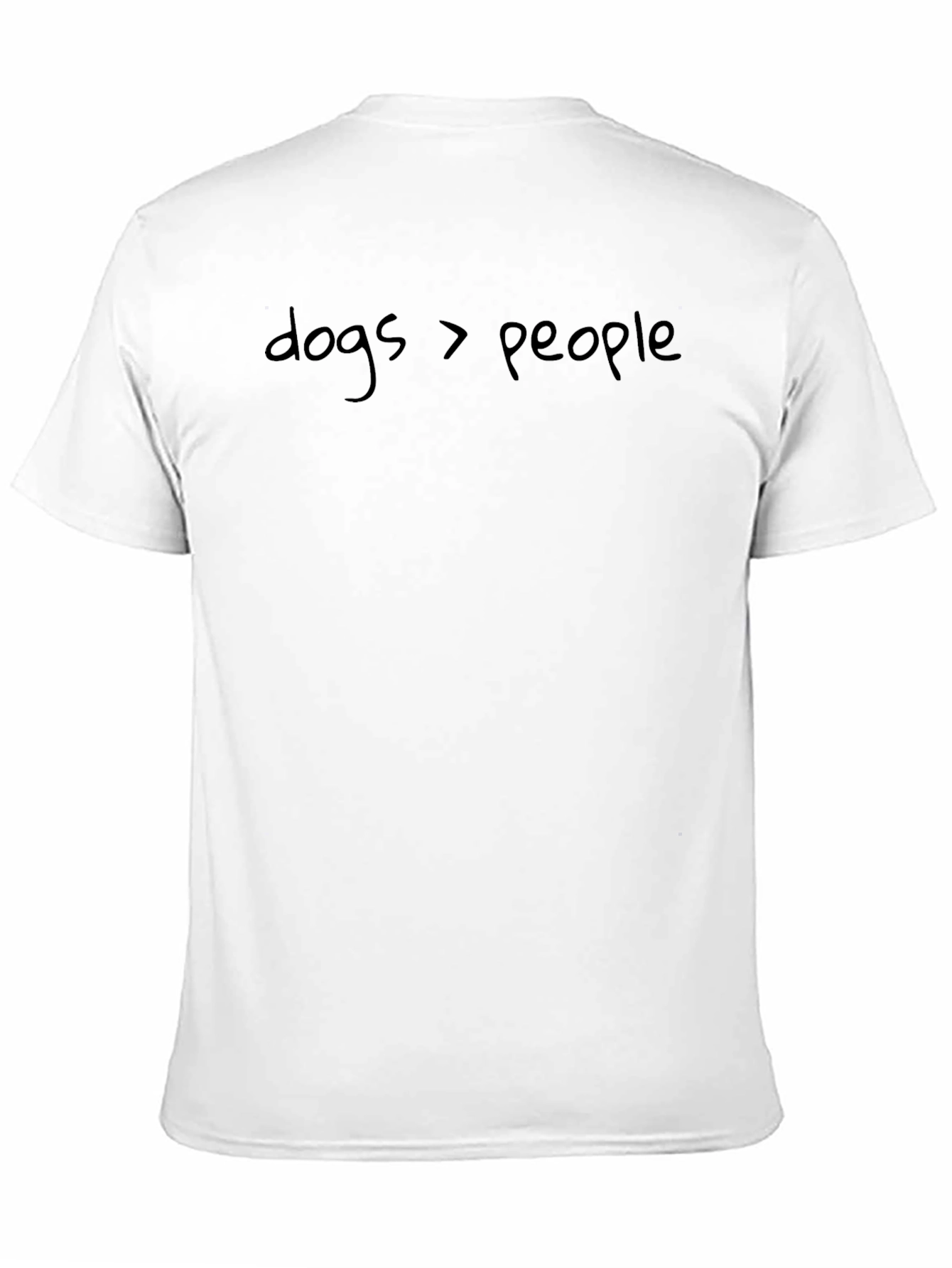 Dogs > People Graphic Tee - Black